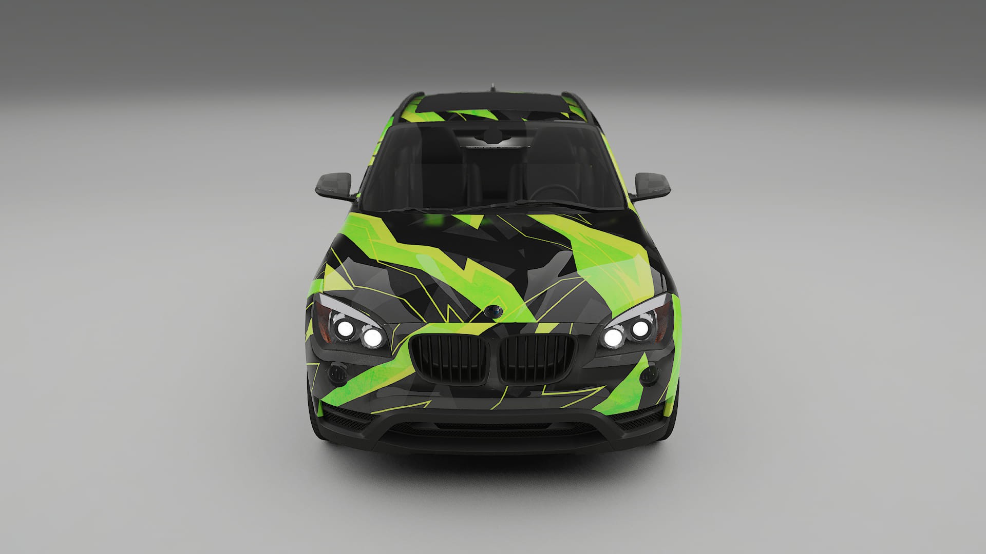 BMW X1 E84 NINJA TURTLES Designed Wrap PPF Kit – Printable Polyurethane Film