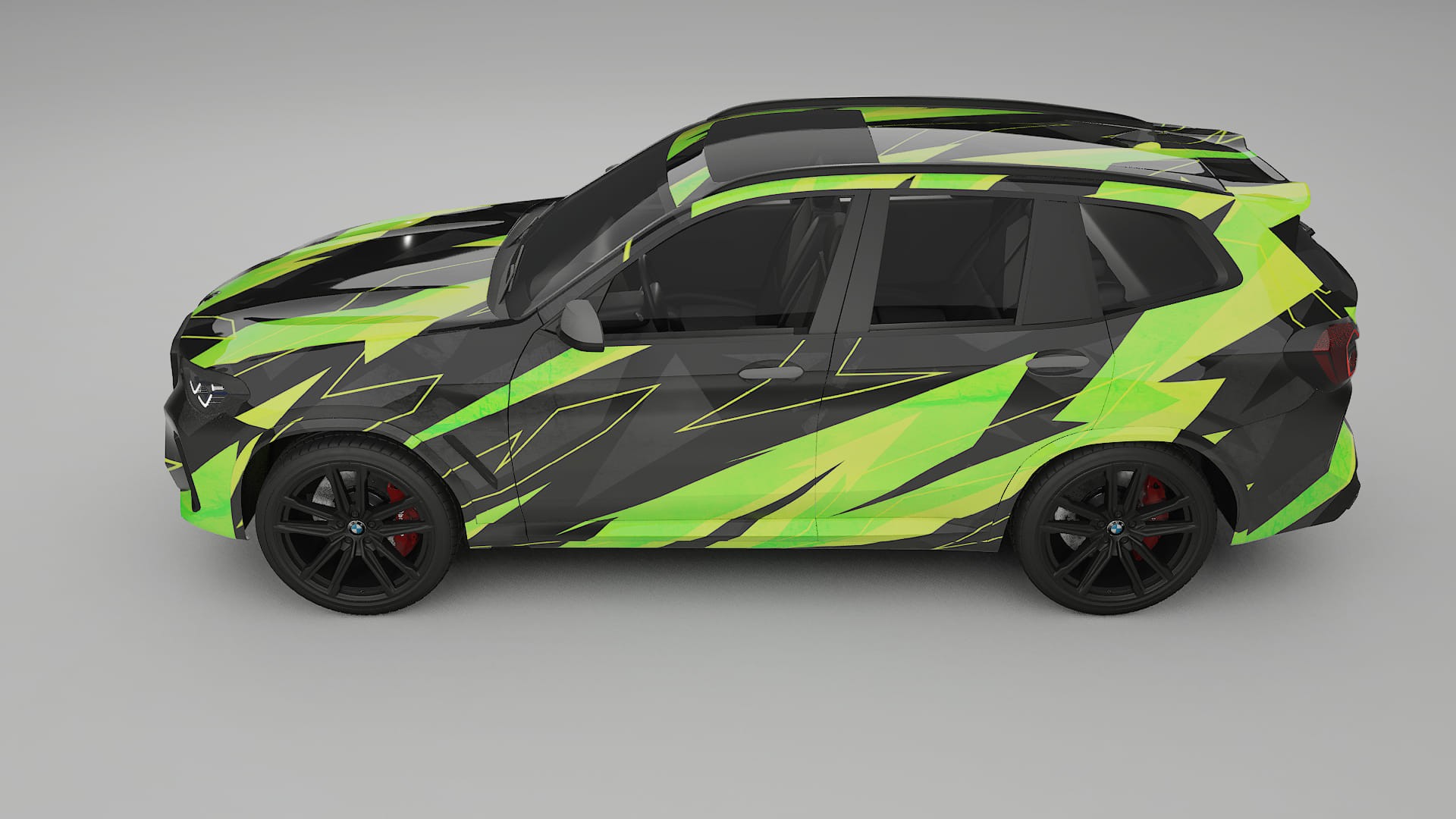 BMW X3 G01 facelift NINJA TURTLES Designed Wrap PPF Kit – Printable Polyurethane Film