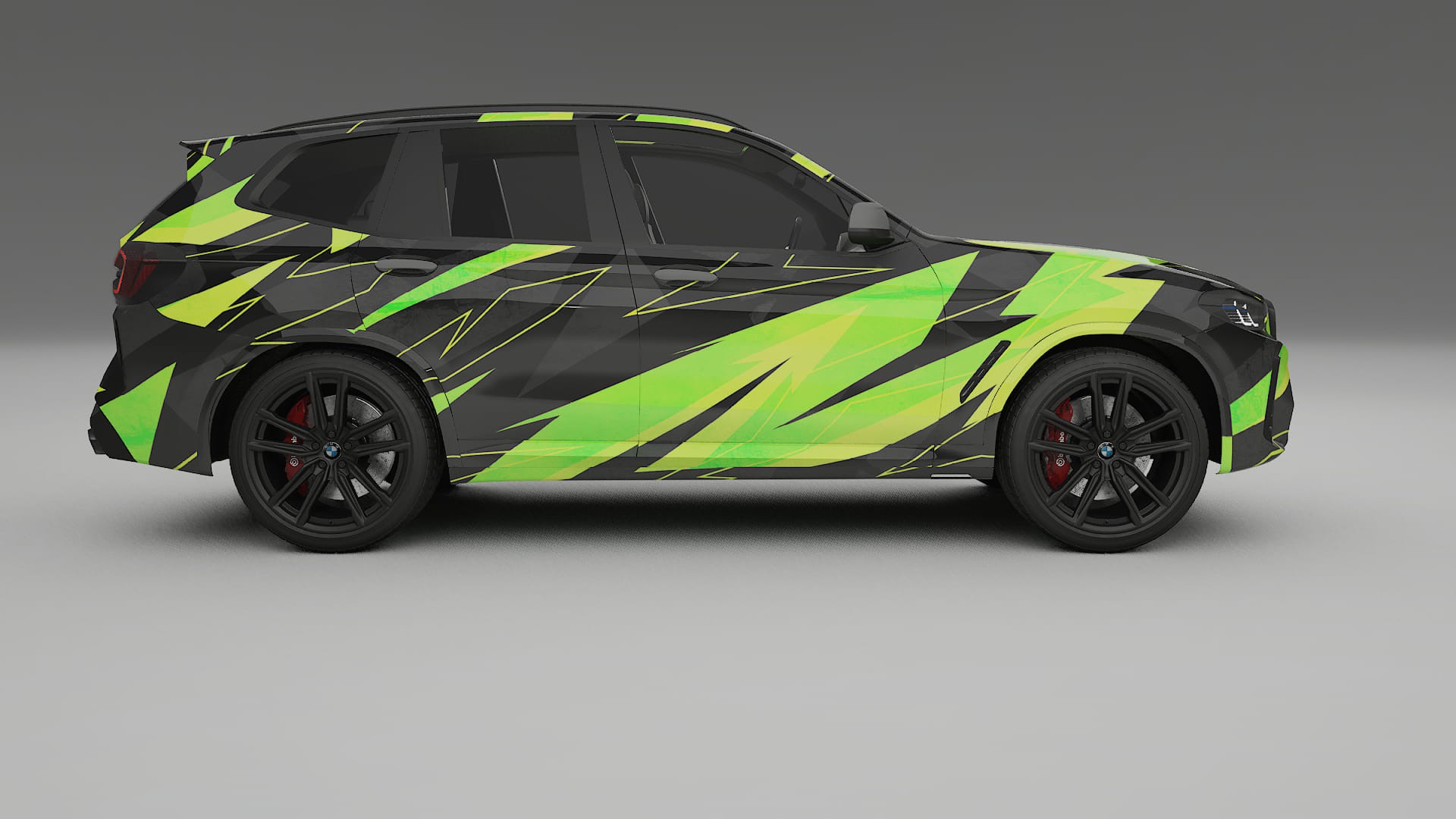 BMW X3 G01 facelift NINJA TURTLES – Design-Wrap PPF-Kit aus bedruckbarer Polyurethanfolie