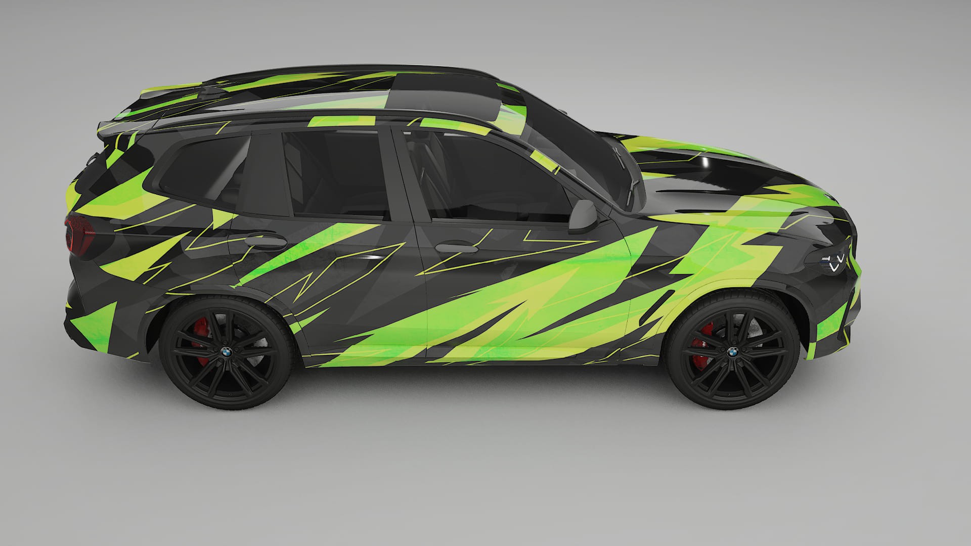 BMW X3 G01 facelift NINJA TURTLES Designed Wrap PPF Kit – Printable Polyurethane Film