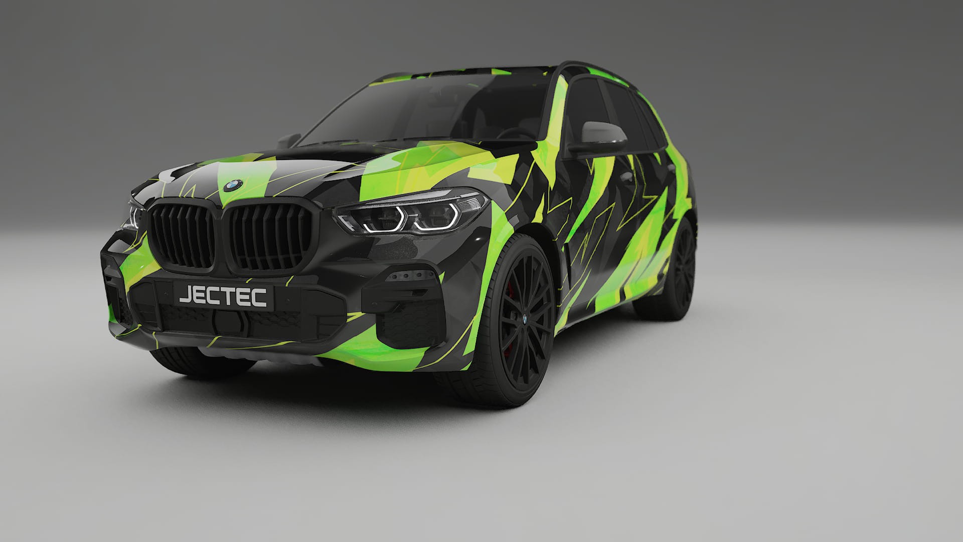 BMW X5 G05 M-Sport NINJA TURTLES – Design-Wrap PPF-Kit aus bedruckbarer Polyurethanfolie
