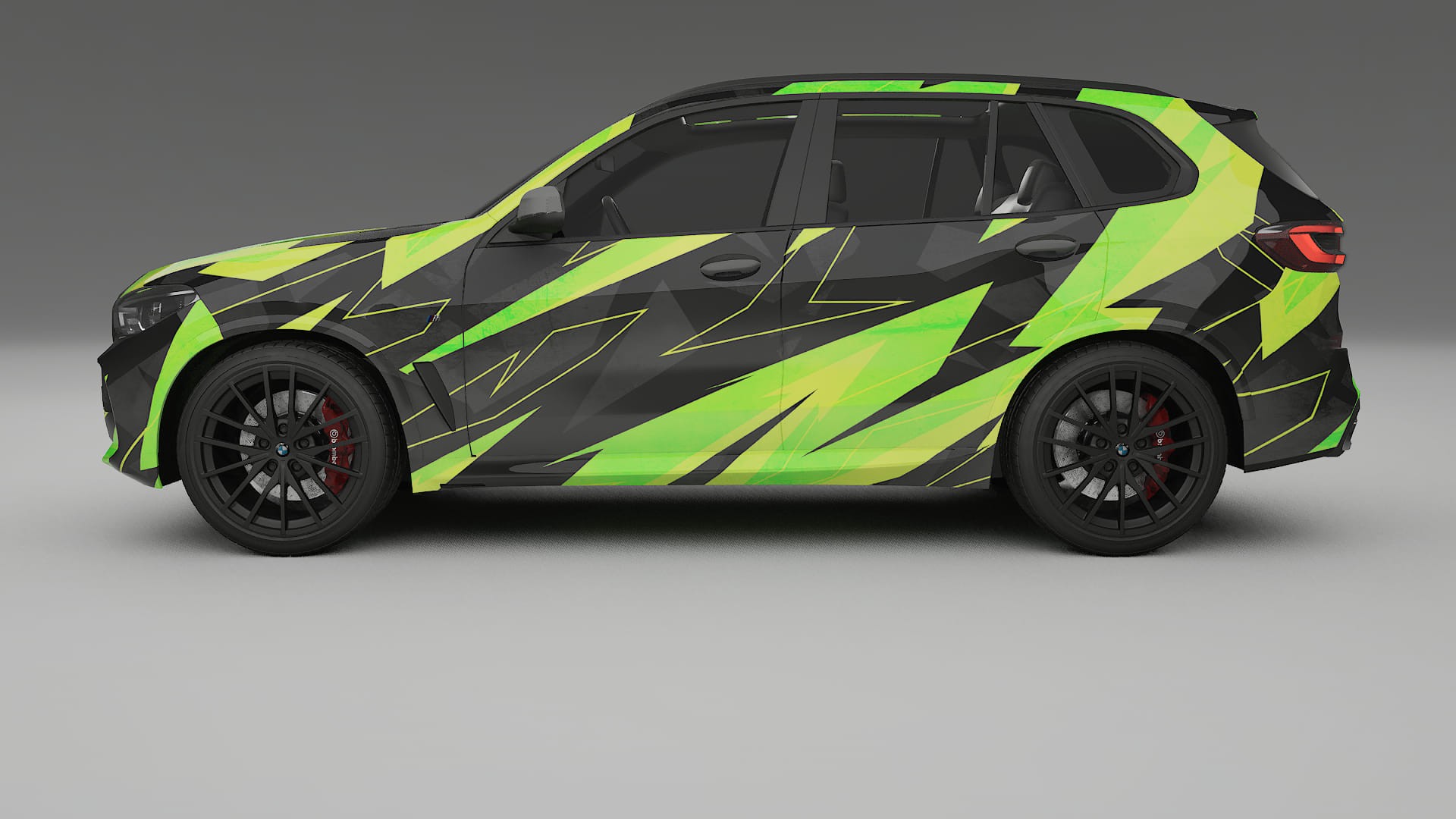 BMW X5 G05 M-Sport NINJA TURTLES – Design-Wrap PPF-Kit aus bedruckbarer Polyurethanfolie