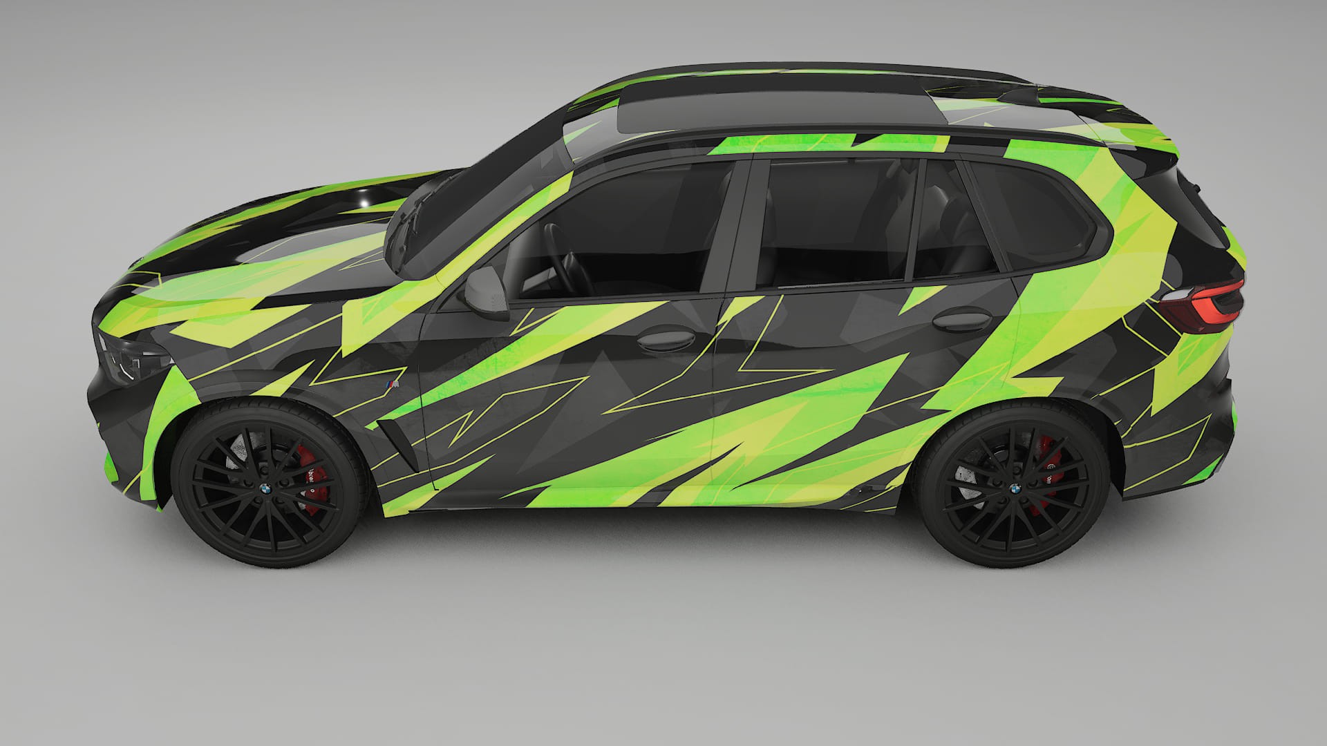 BMW X5 G05 M-Sport NINJA TURTLES – Design-Wrap PPF-Kit aus bedruckbarer Polyurethanfolie