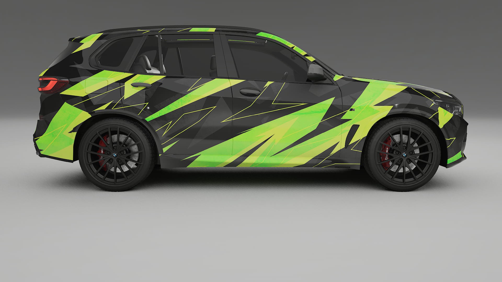 BMW X5 G05 M-Sport NINJA TURTLES – Design-Wrap PPF-Kit aus bedruckbarer Polyurethanfolie