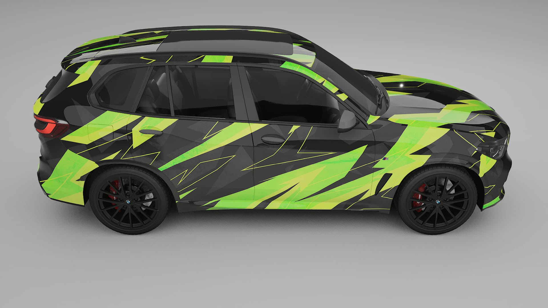 BMW X5 G05 M-Sport NINJA TURTLES – Design-Wrap PPF-Kit aus bedruckbarer Polyurethanfolie