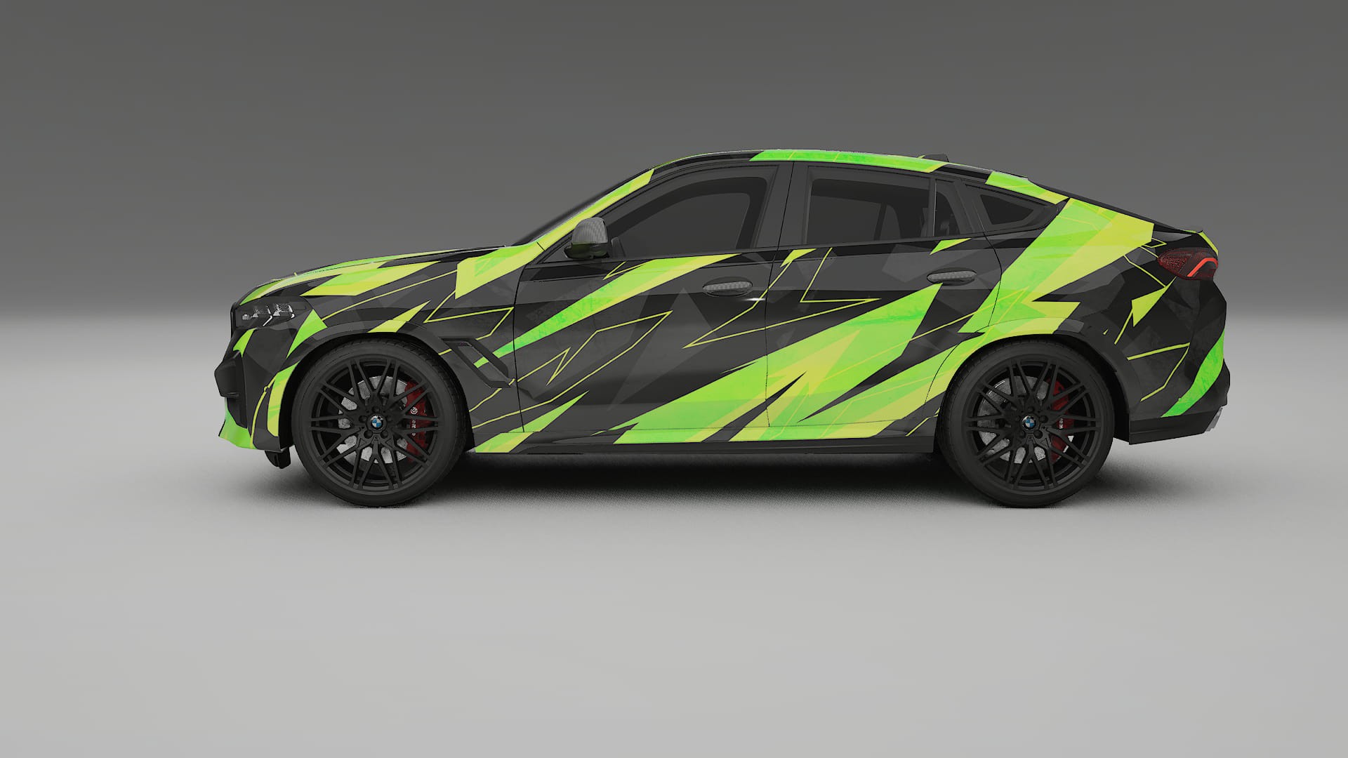 BMW X6 F96 Competition NINJA TURTLES Designed Wrap PPF Kit – Printable Polyurethane Film