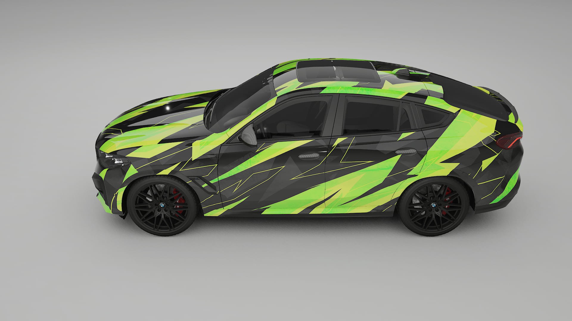 BMW X6 F96 Competition NINJA TURTLES Designed Wrap PPF Kit – Printable Polyurethane Film