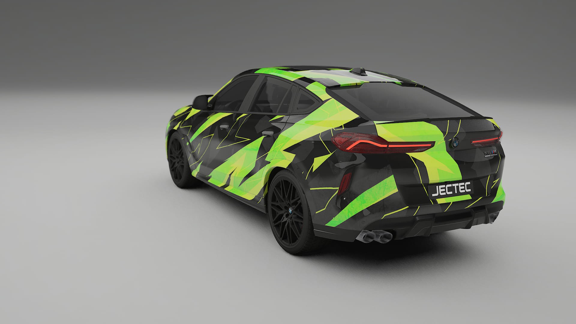 BMW X6 F96 Competition NINJA TURTLES – Design-Wrap PPF-Kit aus bedruckbarer Polyurethanfolie