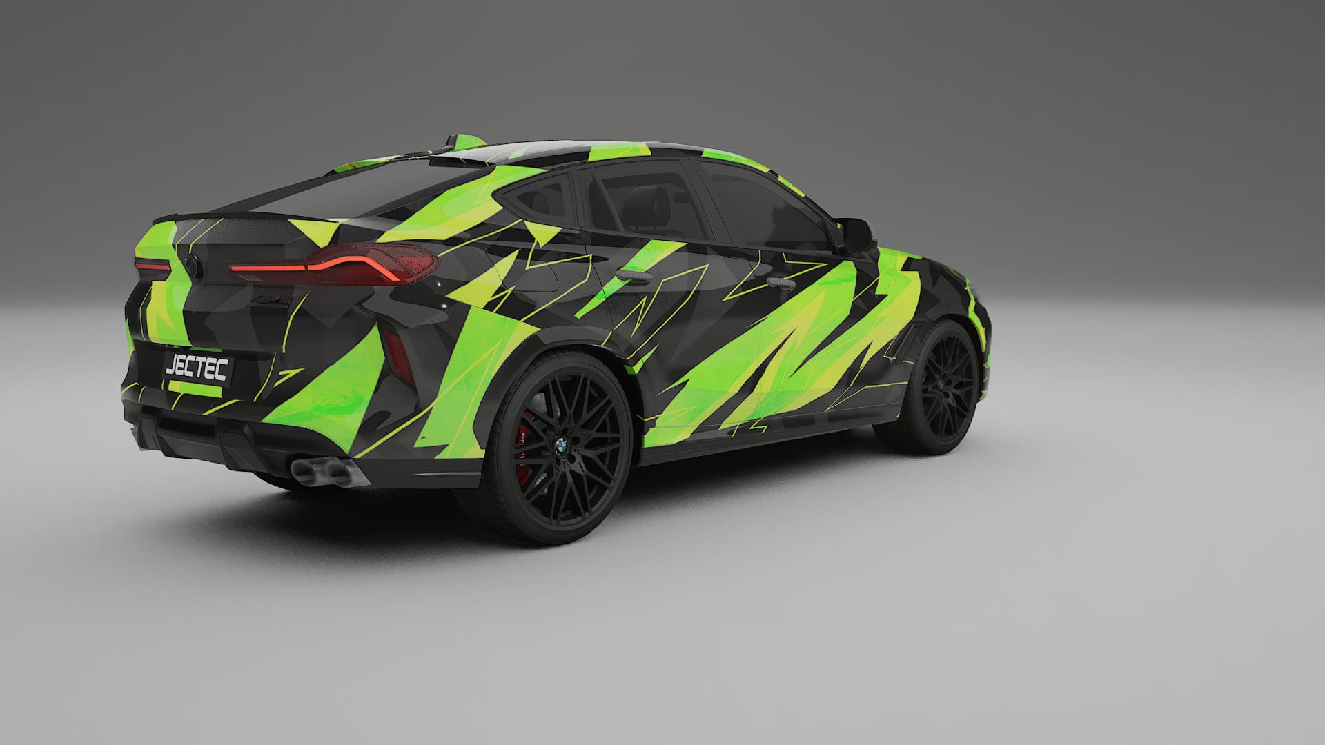 BMW X6 F96 Competition NINJA TURTLES – Design-Wrap PPF-Kit aus bedruckbarer Polyurethanfolie