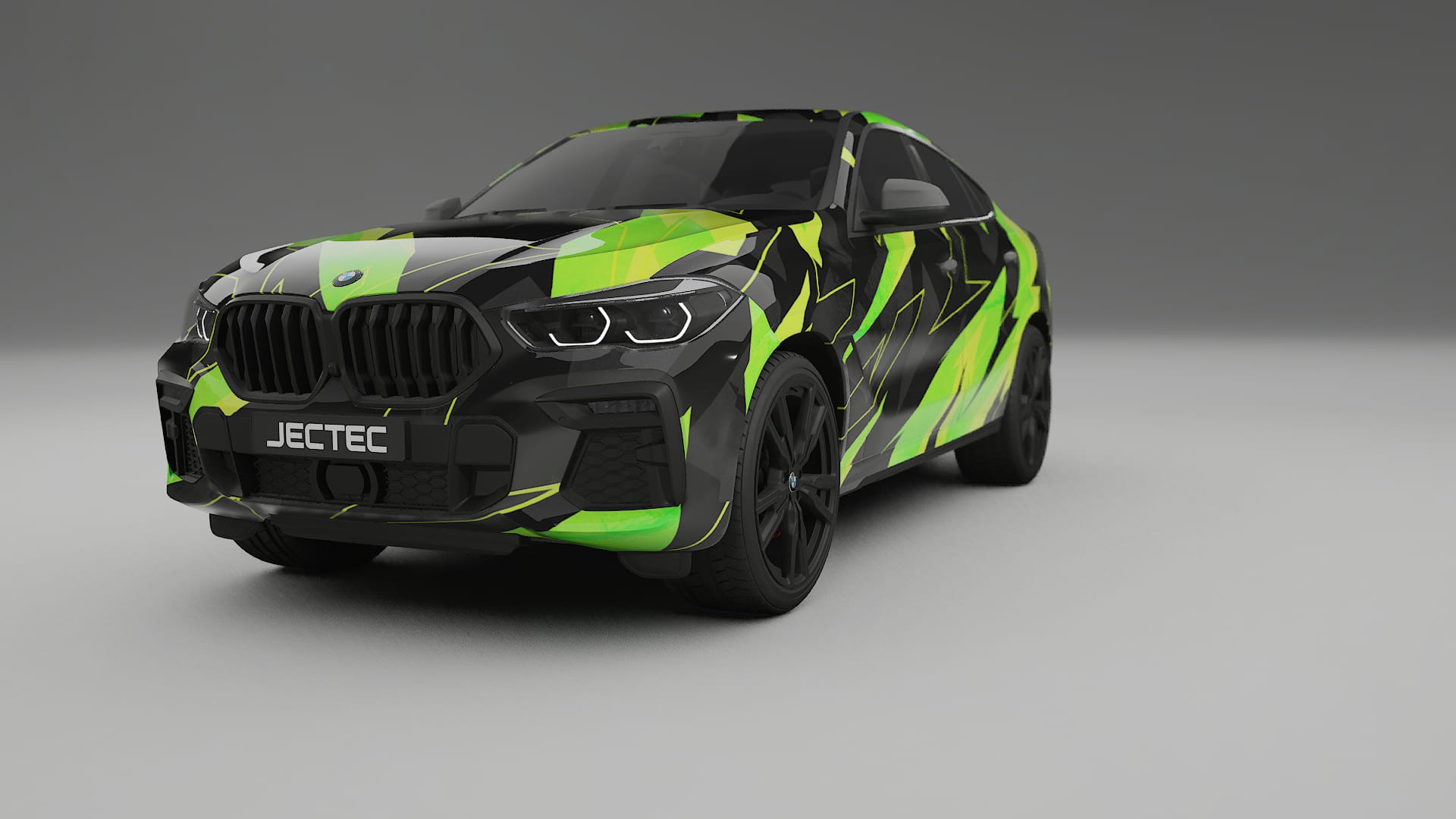 BMW X6 G06 F96 NINJA TURTLES – Design-Wrap PPF-Kit aus bedruckbarer Polyurethanfolie