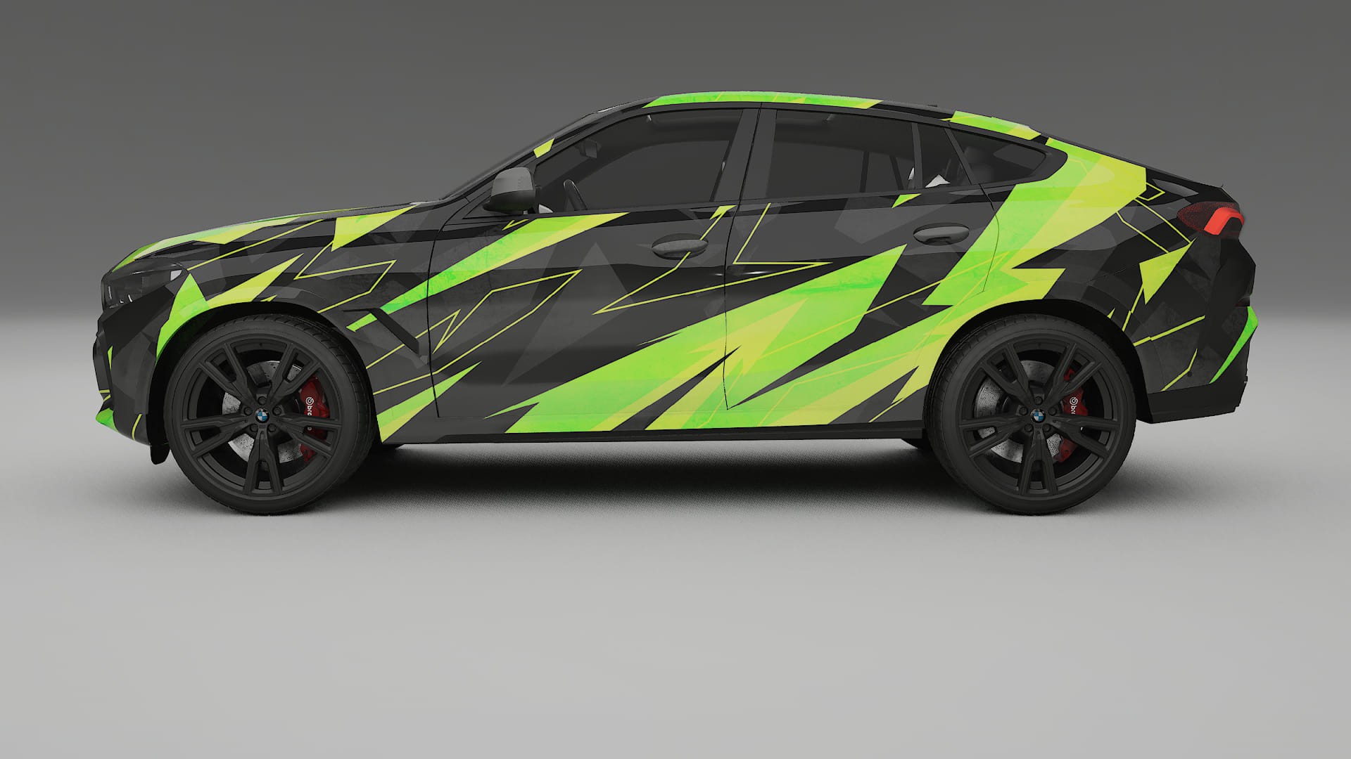 BMW X6 G06 F96 NINJA TURTLES Designed Wrap PPF Kit – Printable Polyurethane Film