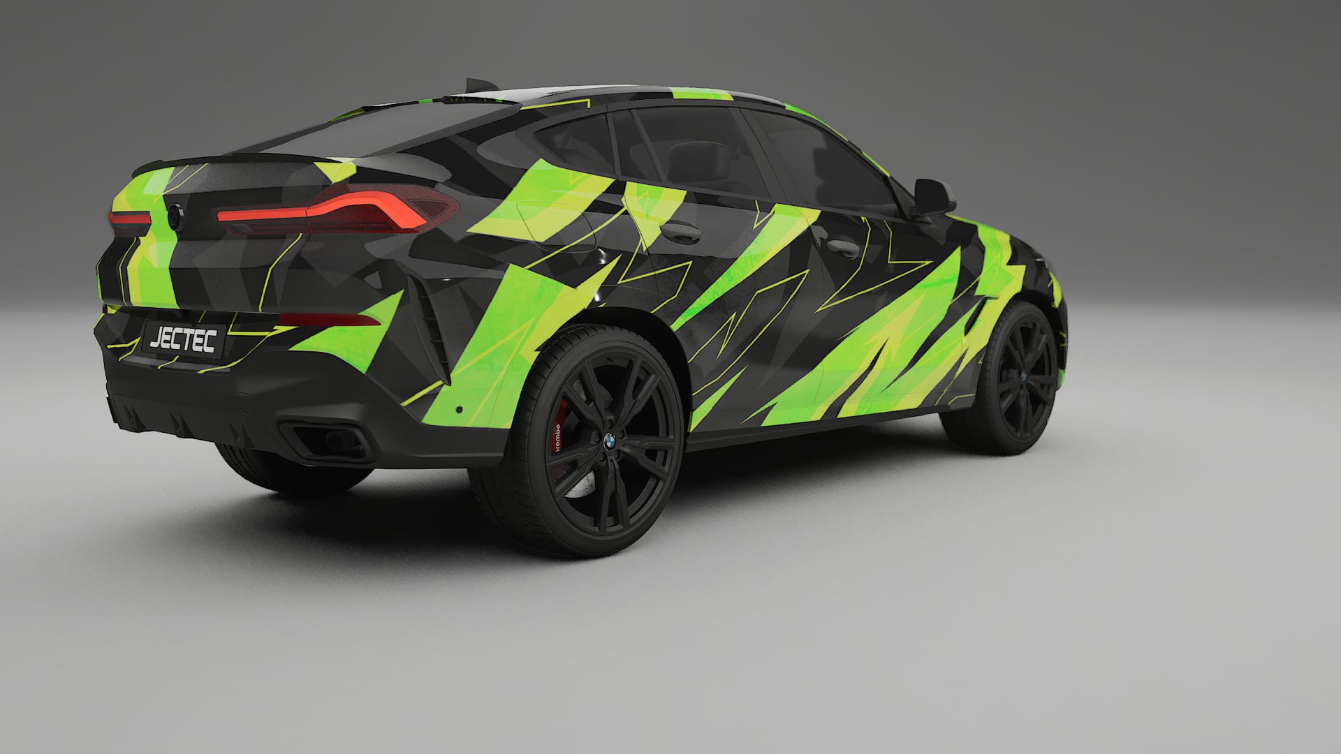 BMW X6 G06 F96 NINJA TURTLES – Design-Wrap PPF-Kit aus bedruckbarer Polyurethanfolie