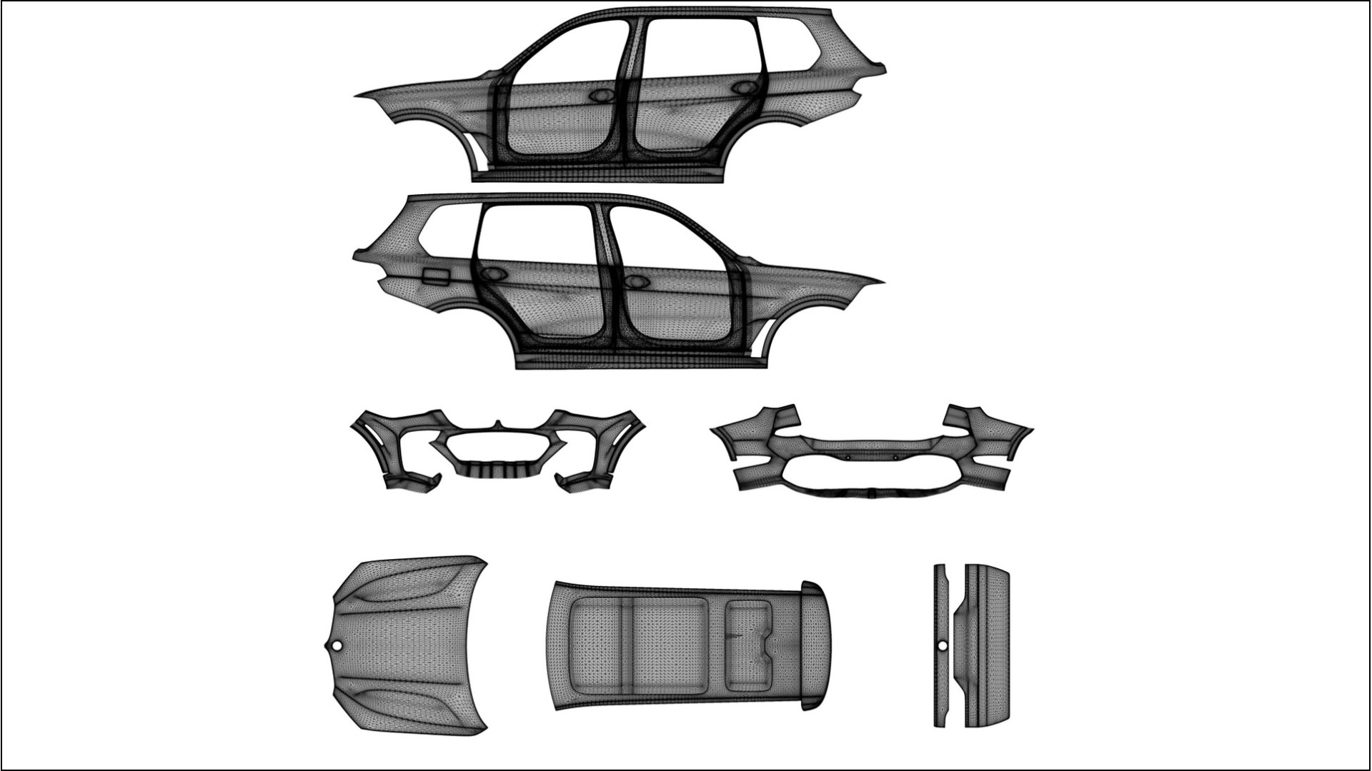 BMW X7 M G07 NINJA TURTLES – Design-Wrap PPF-Kit aus bedruckbarer Polyurethanfolie