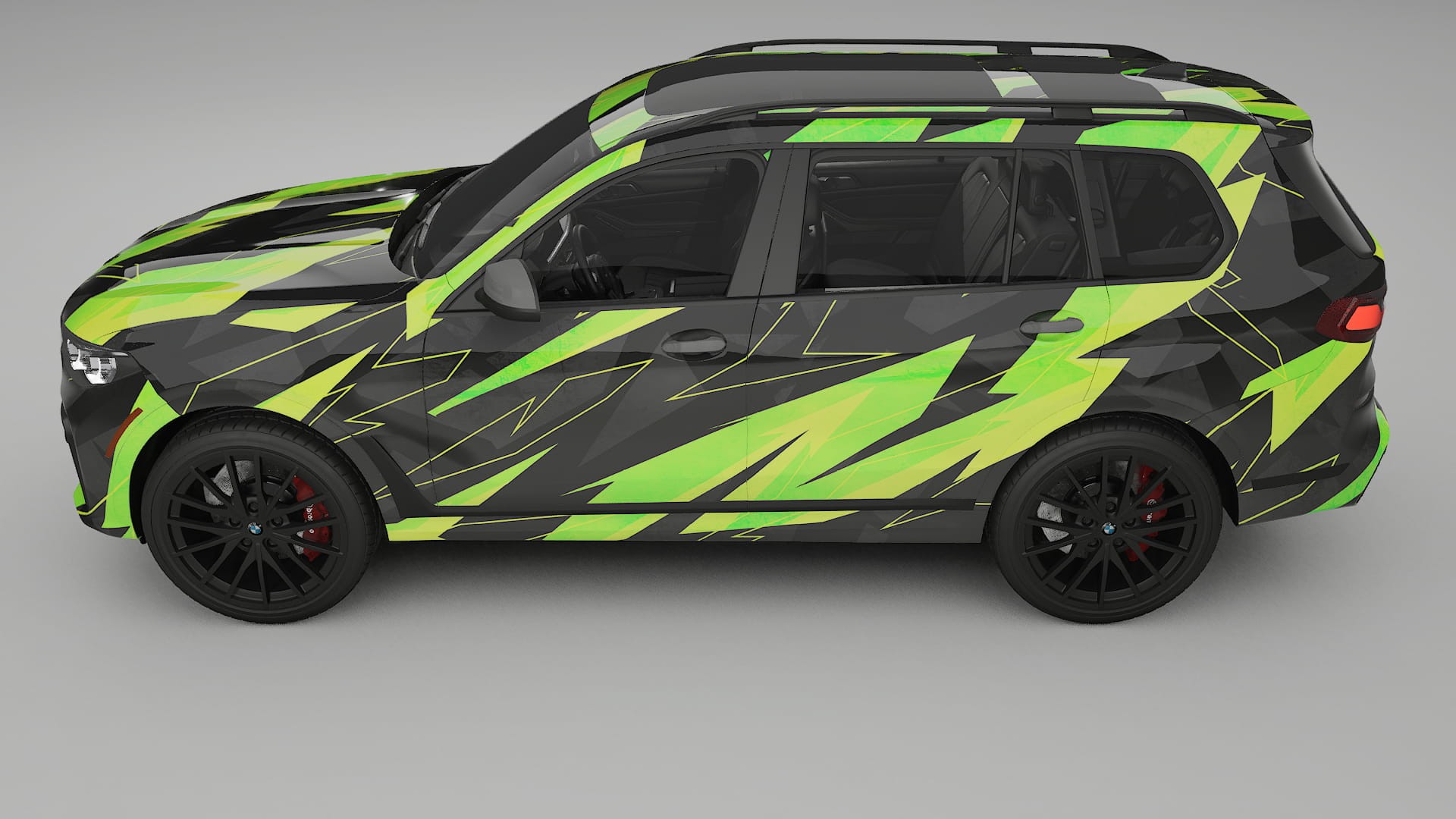 BMW X7 M G07 NINJA TURTLES Designed Wrap PPF Kit – Printable Polyurethane Film