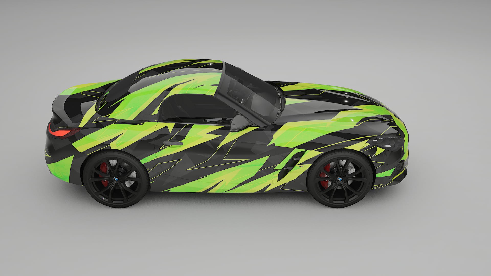 BMW Z4 G29 NINJA TURTLES – Design-Wrap PPF-Kit aus bedruckbarer Polyurethanfolie