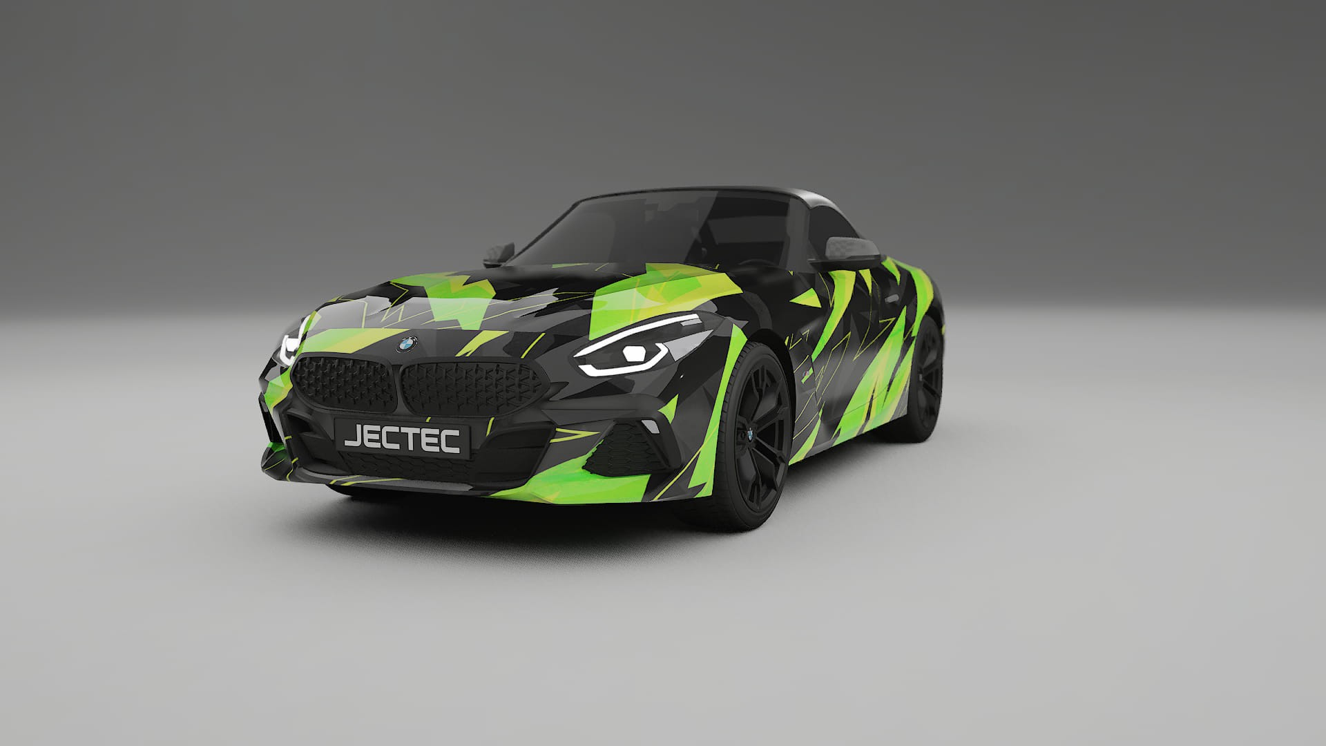 BMW Z4 G29 M40i First edition roadster NINJA TURTLES – Design-Wrap PPF-Kit aus bedruckbarer Polyurethanfolie