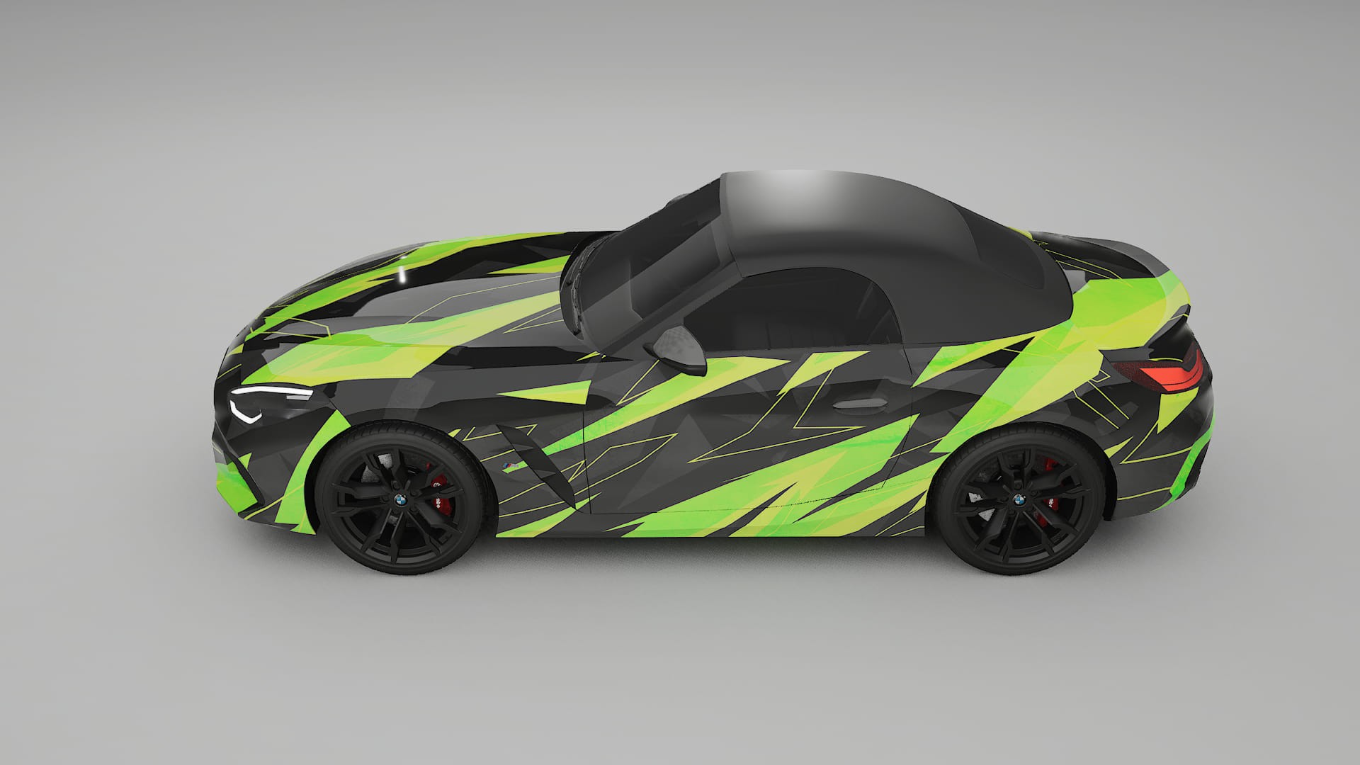 BMW Z4 G29 M40i First edition roadster NINJA TURTLES Designed Wrap PPF Kit – Printable Polyurethane Film