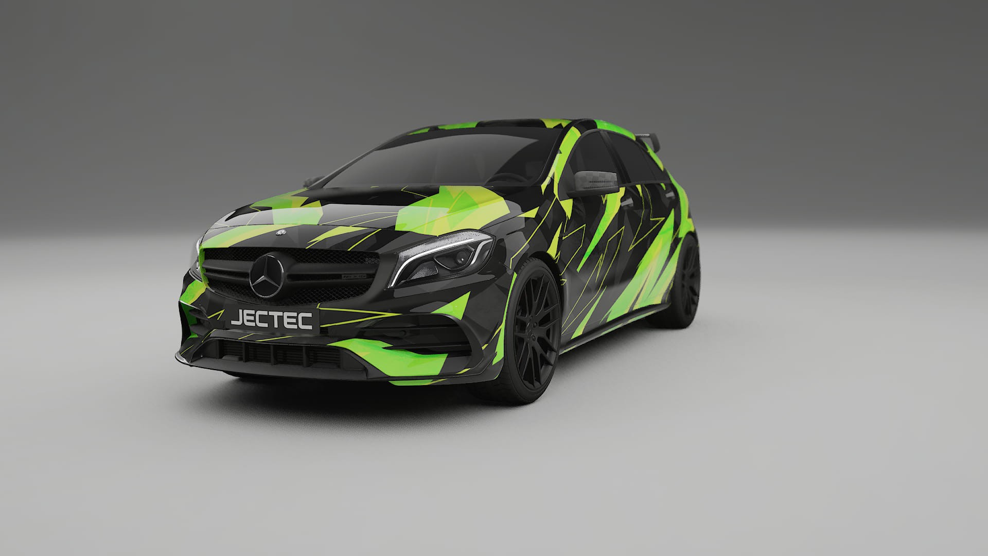 Mercedes A45 AMG W176 NINJA TURTLES Designed Wrap PPF Kit – Printable Polyurethane Film