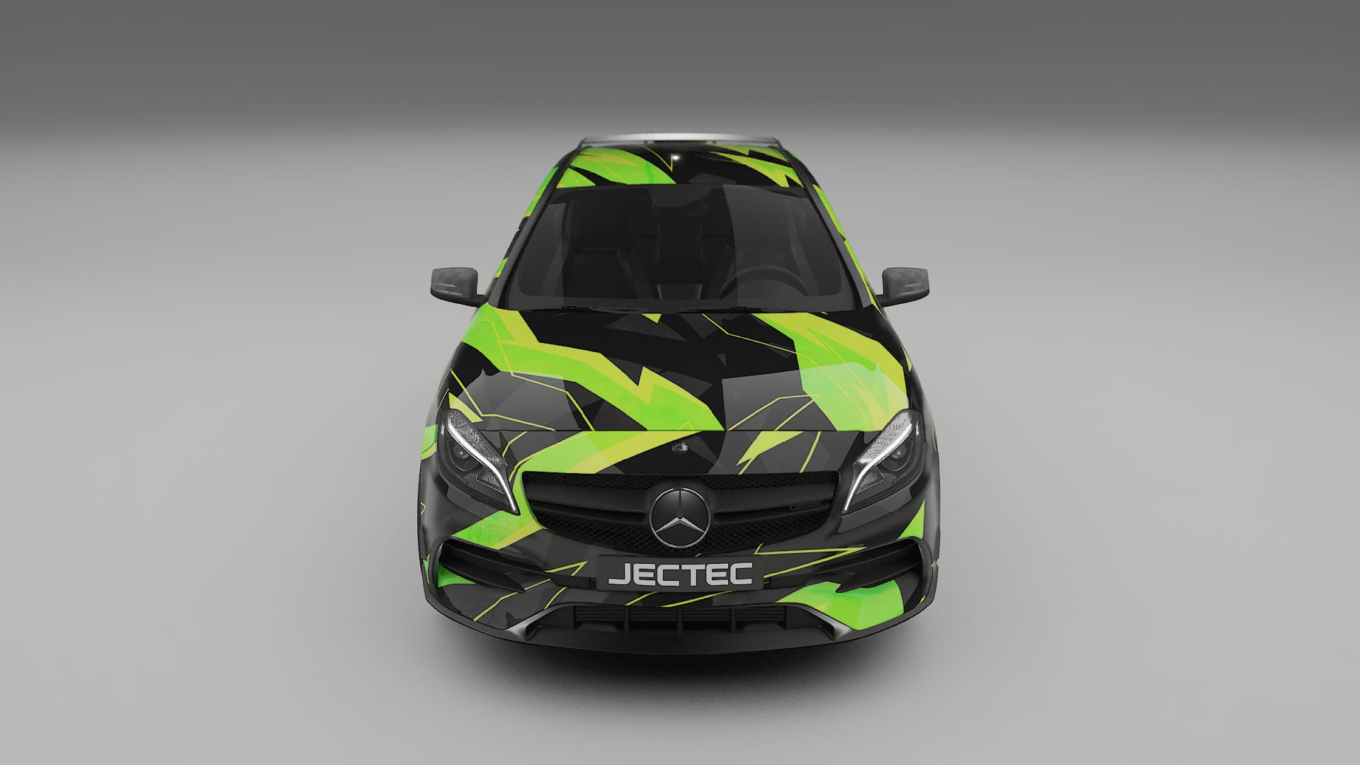 Mercedes A45 AMG W176 NINJA TURTLES Designed Wrap PPF Kit – Printable Polyurethane Film