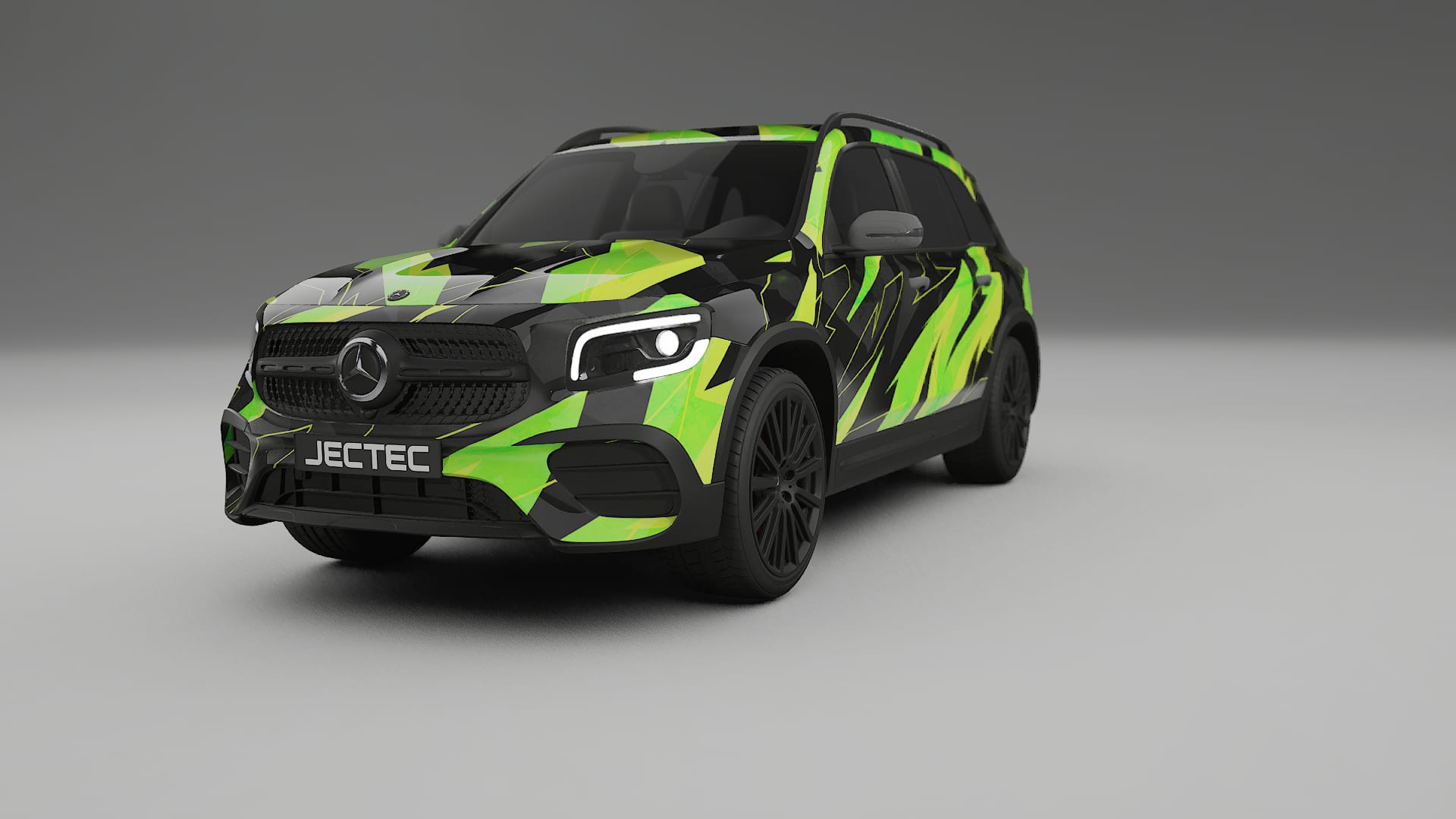 Mercedes AMG GLB NINJA TURTLES – Design-Wrap PPF-Kit aus bedruckbarer Polyurethanfolie