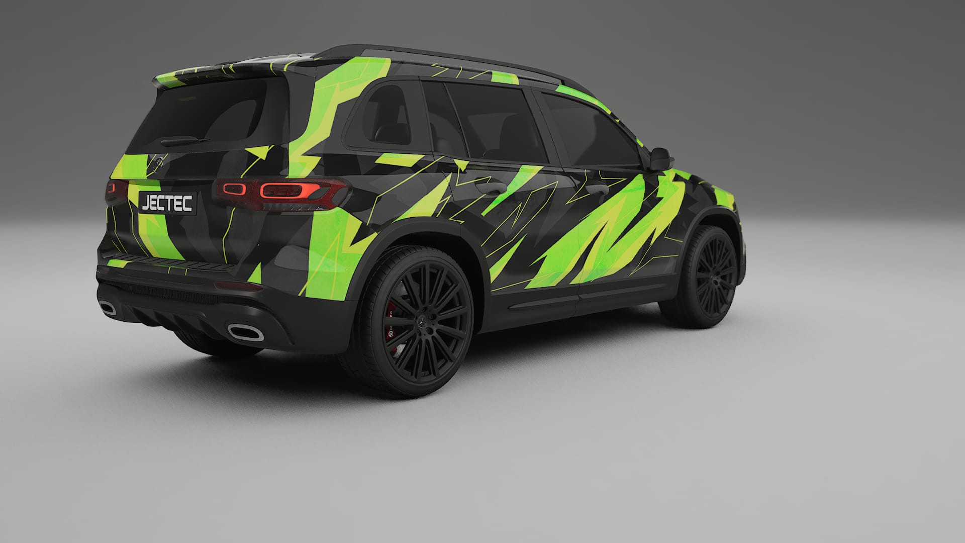 Mercedes AMG GLB NINJA TURTLES – Design-Wrap PPF-Kit aus bedruckbarer Polyurethanfolie