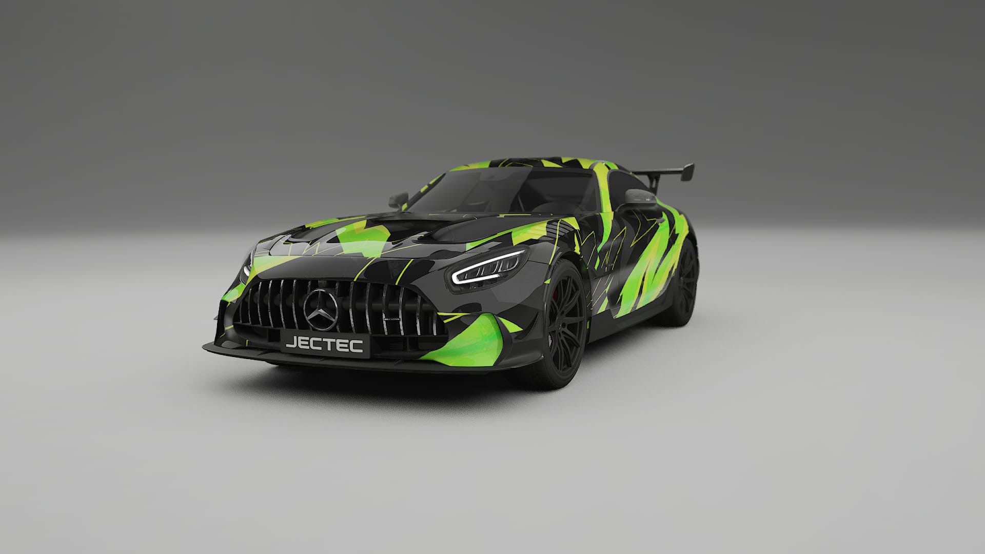 Mercedes AMG GT Black Series C192 Coupe NINJA TURTLES Designed Wrap PPF Kit – Printable Polyurethane Film