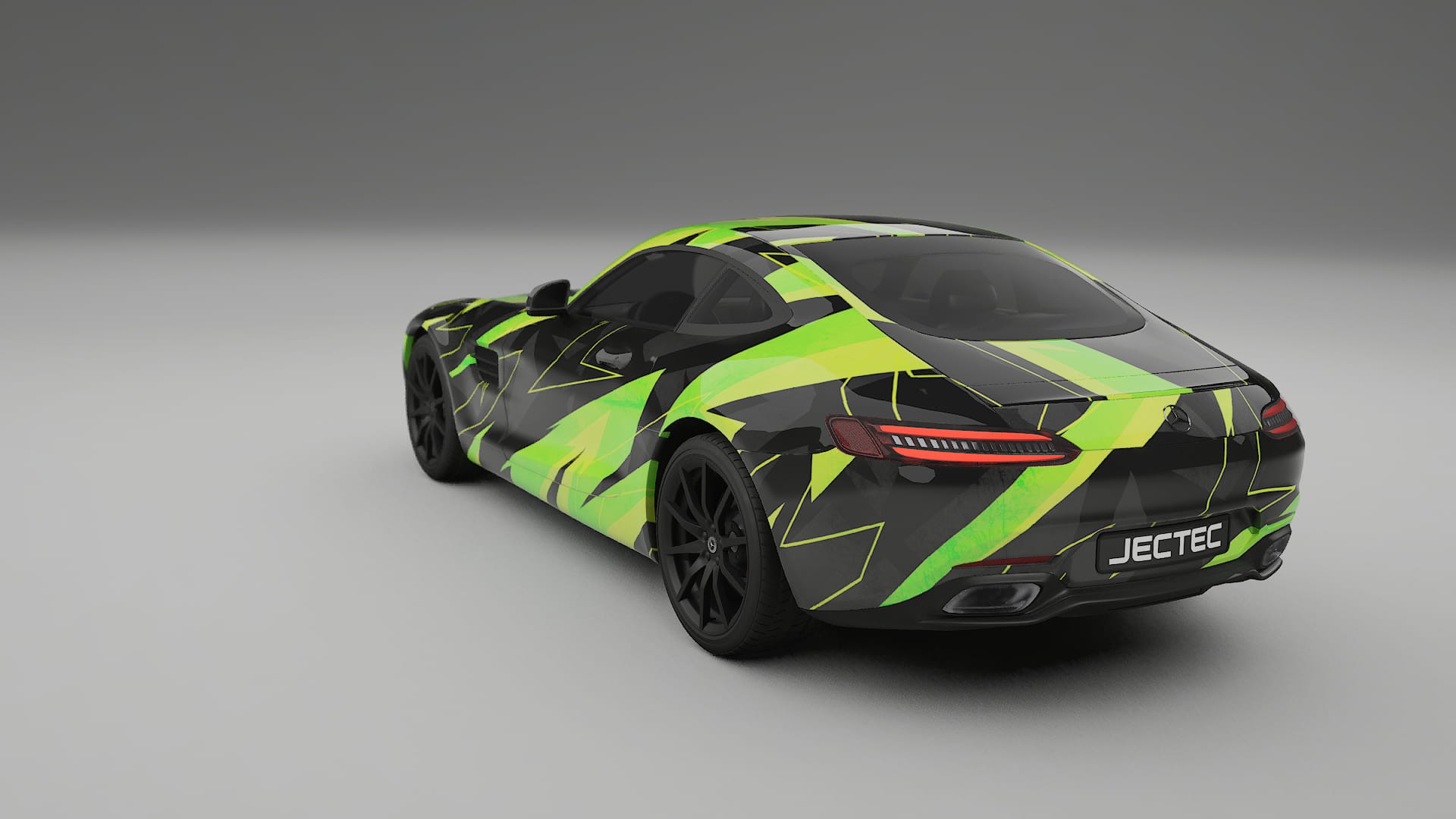 Mercedes AMG GT C190 Coupe NINJA TURTLES – Design-Wrap PPF-Kit aus bedruckbarer Polyurethanfolie