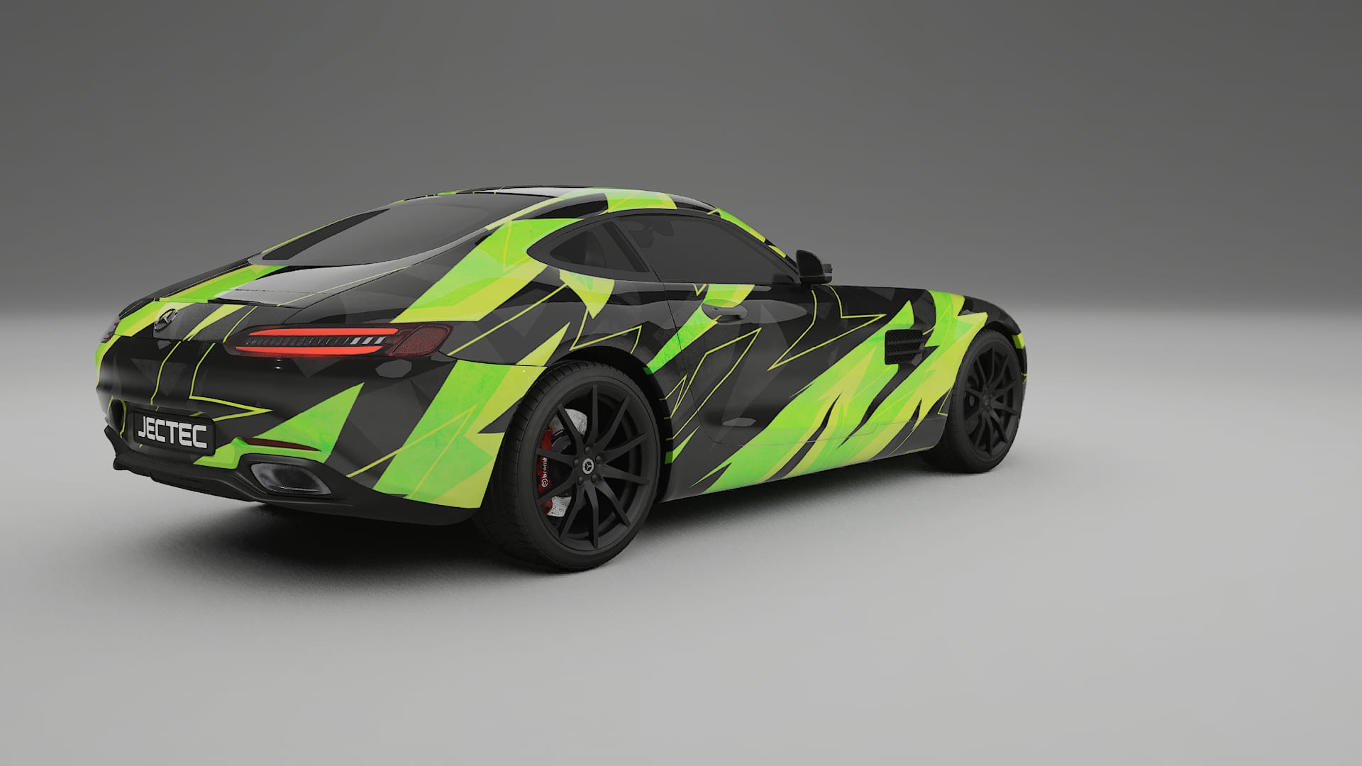 Mercedes AMG GT C190 Coupe NINJA TURTLES Designed Wrap PPF Kit – Printable Polyurethane Film