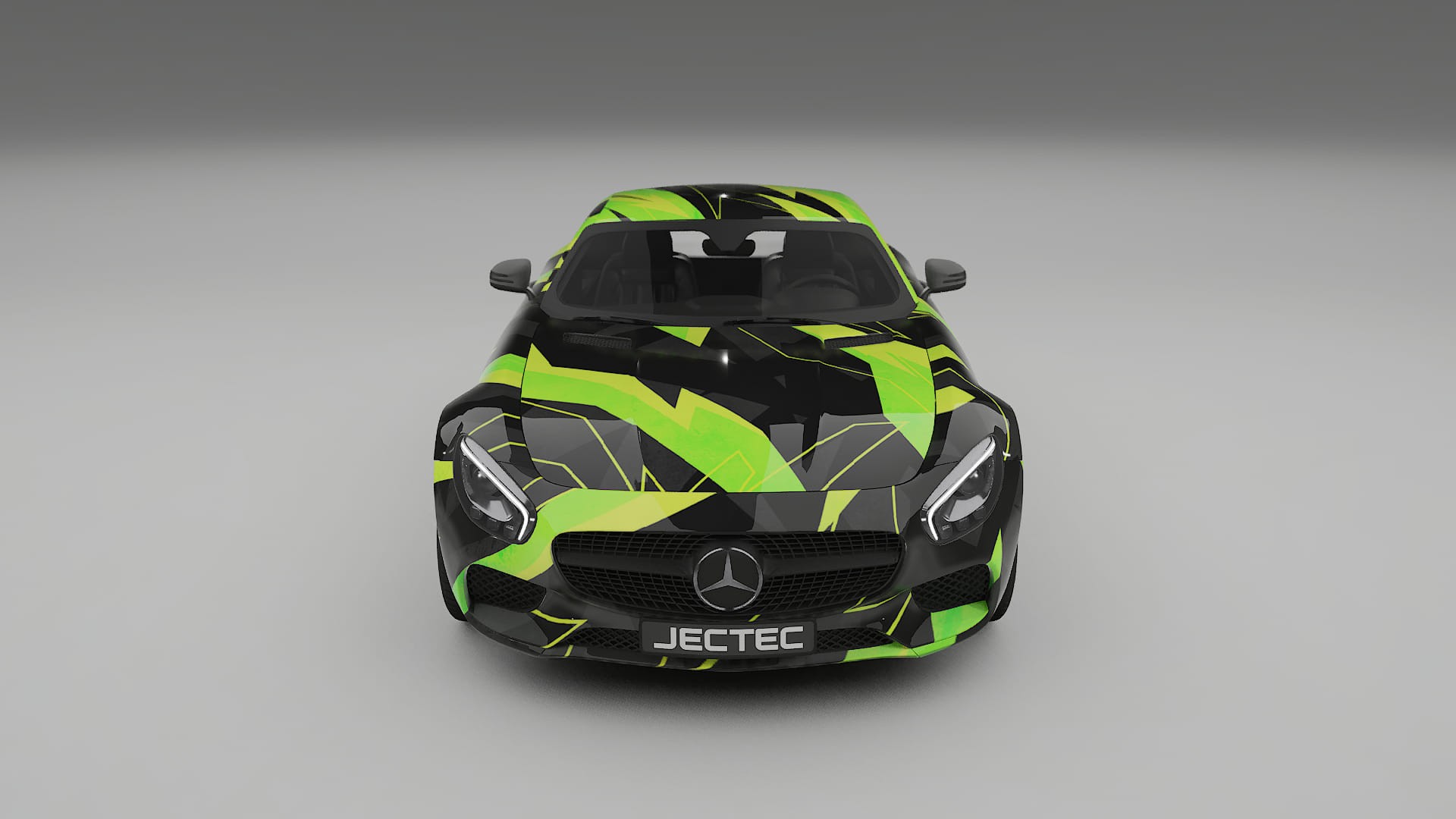Mercedes AMG GT C190 Coupe NINJA TURTLES Designed Wrap PPF Kit – Printable Polyurethane Film