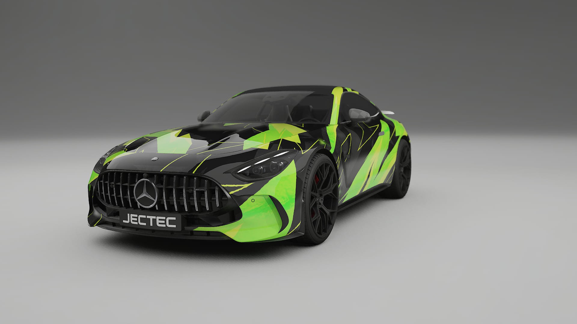 Mercedes AMG GT Coupe C192 NINJA TURTLES Designed Wrap PPF Kit – Printable Polyurethane Film