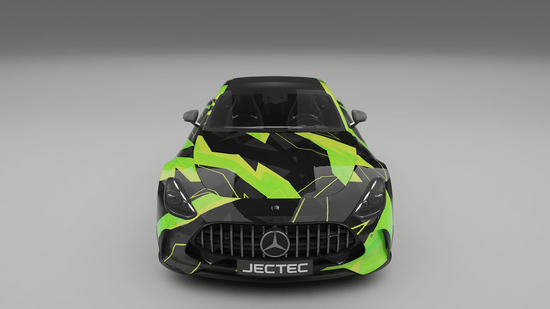 Mercedes AMG GT Coupe C192 NINJA TURTLES – Design-Wrap PPF-Kit aus bedruckbarer Polyurethanfolie