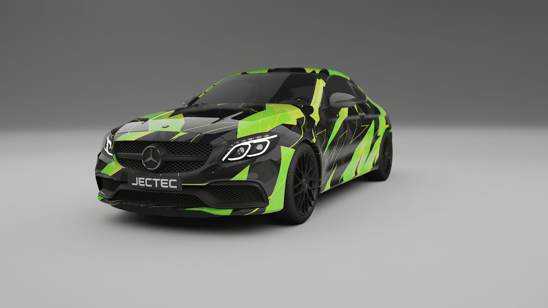 Mercedes C63 AMG W205 Coupe NINJA TURTLES Designed Wrap PPF Kit – Printable Polyurethane Film