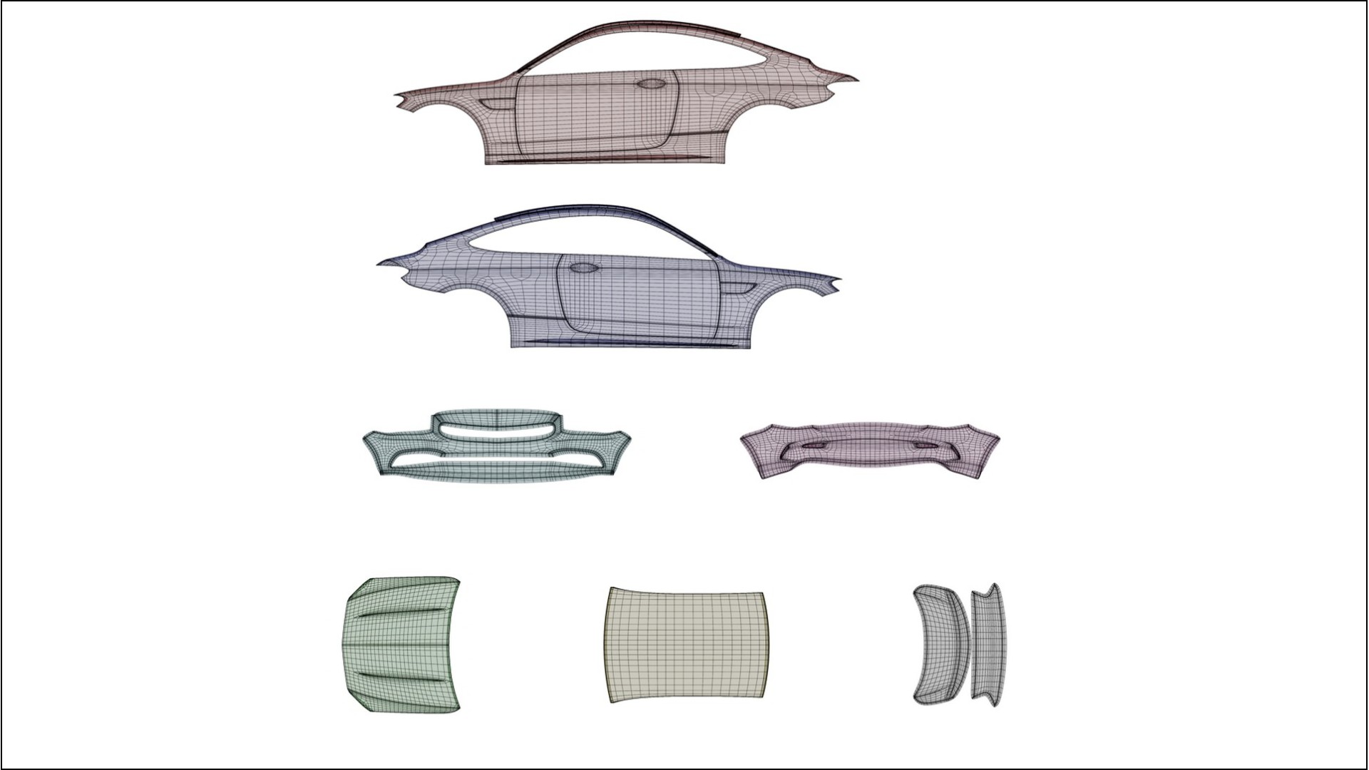 Mercedes C63 AMG W205 Coupe NINJA TURTLES Designed Wrap PPF Kit – Printable Polyurethane Film 2