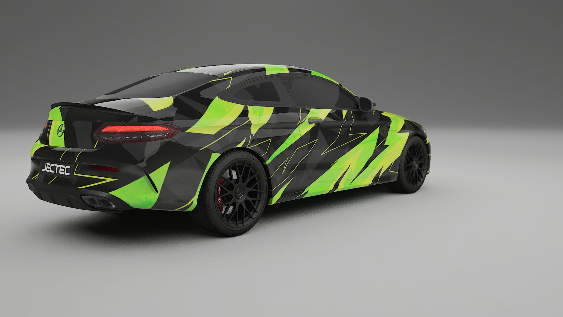 Mercedes C63 AMG W205 Coupe NINJA TURTLES Designed Wrap PPF Kit – Printable Polyurethane Film