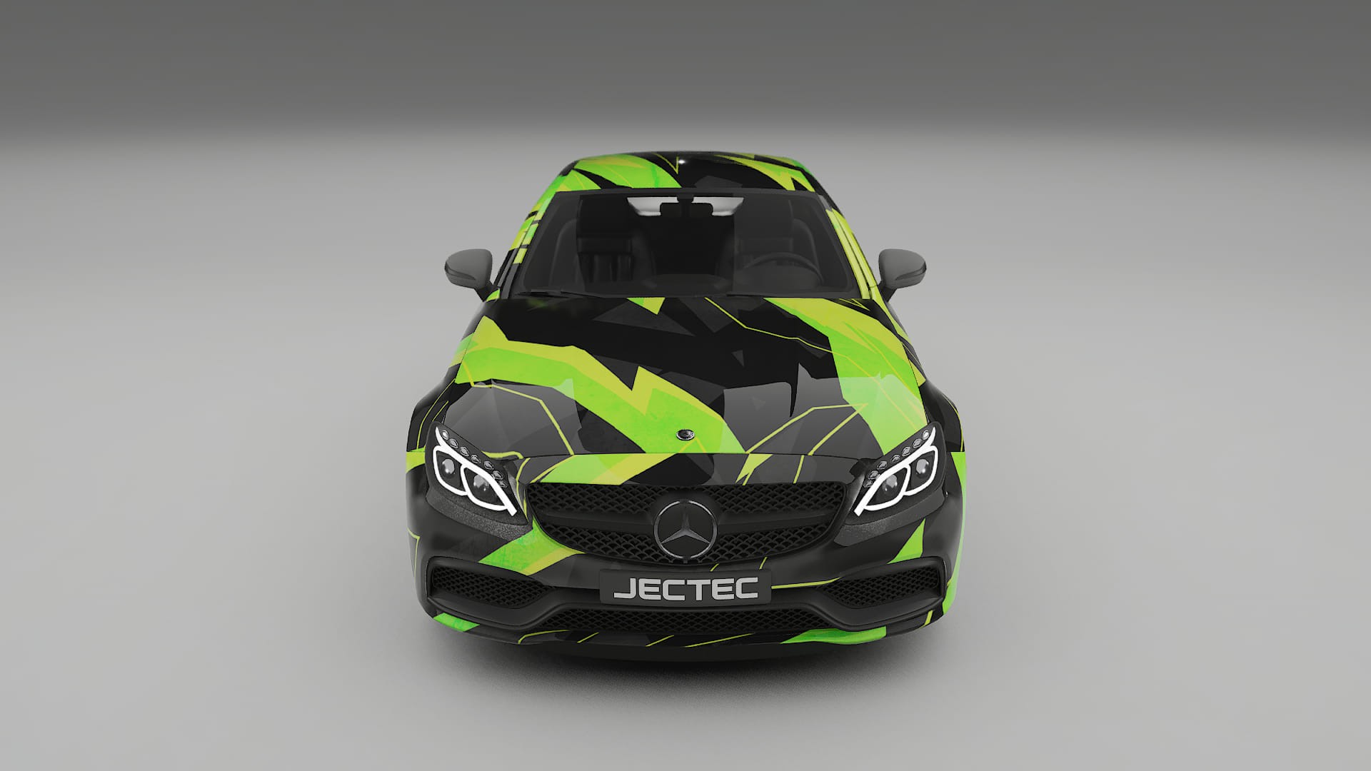 Mercedes C63 AMG W205 Coupe NINJA TURTLES – Design-Wrap PPF-Kit aus bedruckbarer Polyurethanfolie