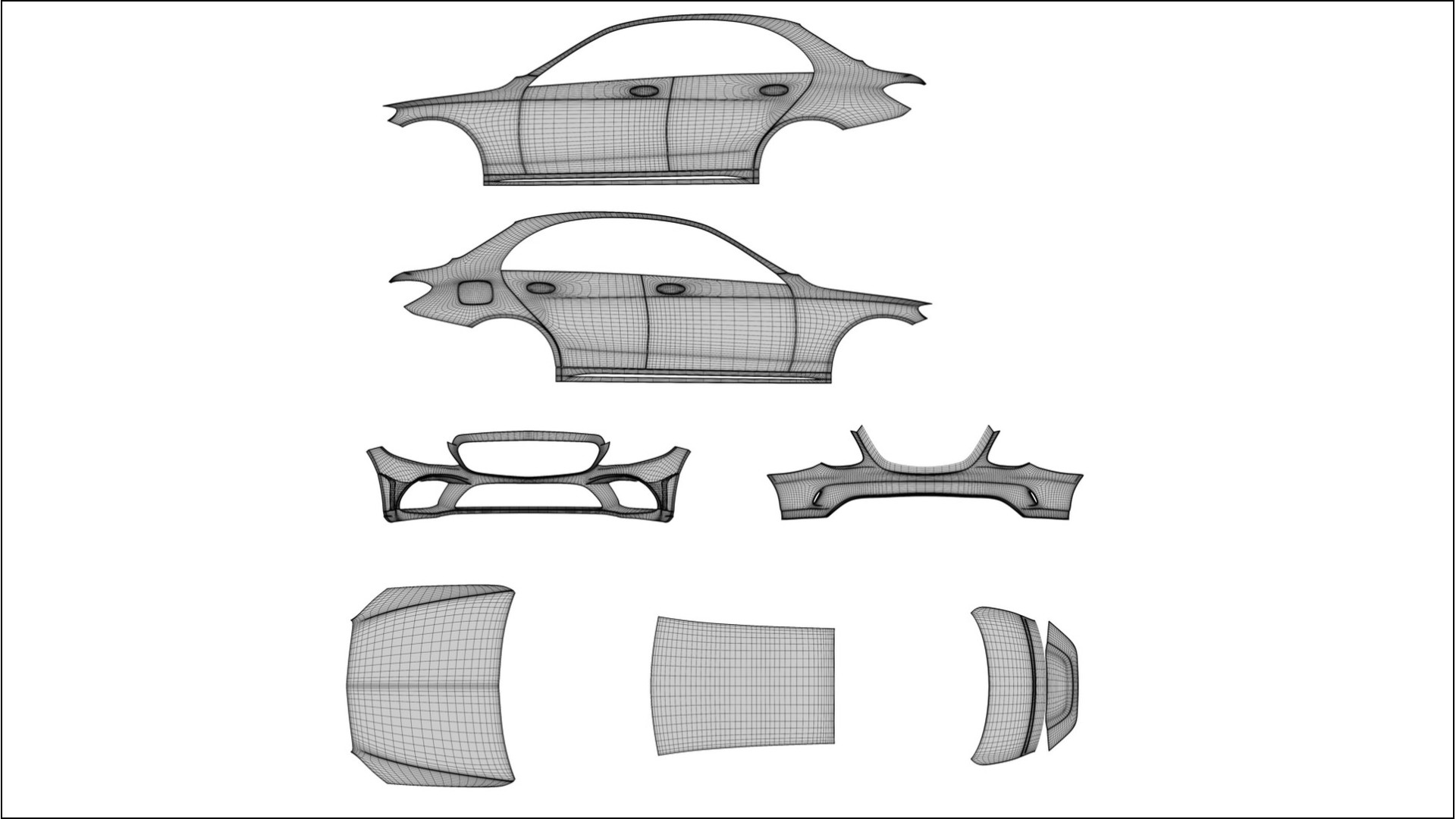Mercedes C-class W205 AMG sedan NINJA TURTLES – Design-Wrap PPF-Kit aus bedruckbarer Polyurethanfolie 2