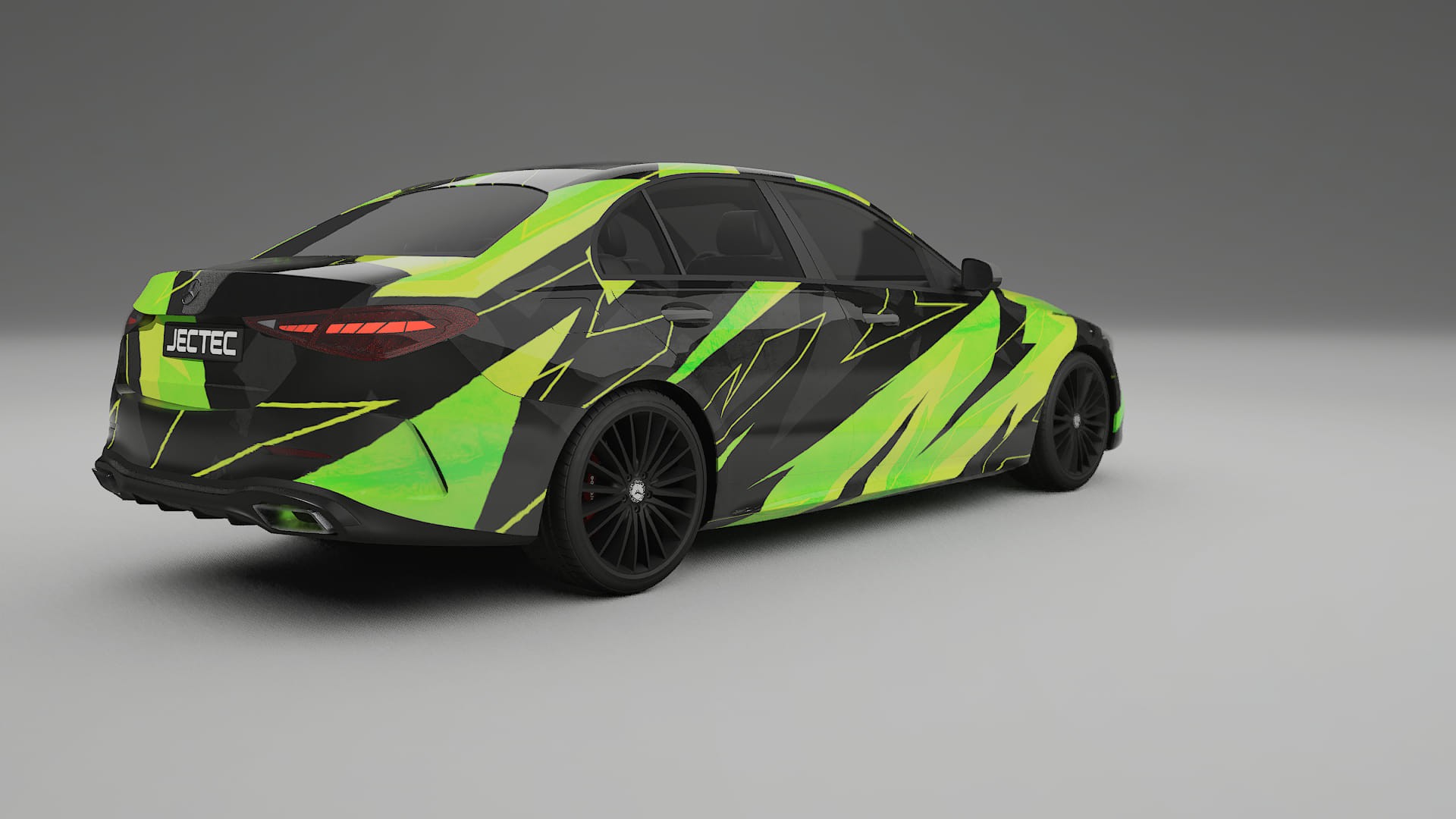 Mercedes C-class W206 NINJA TURTLES – Design-Wrap PPF-Kit aus bedruckbarer Polyurethanfolie