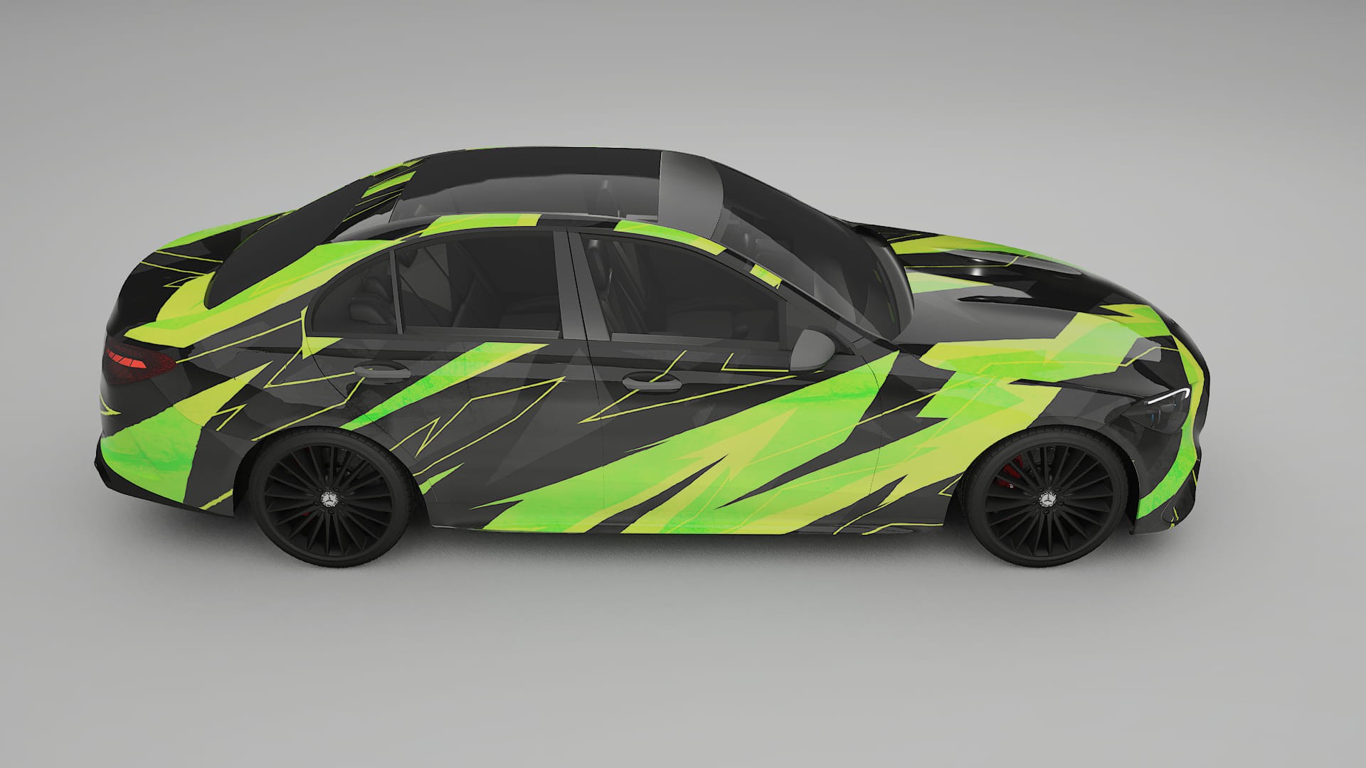 Mercedes C-class W206 NINJA TURTLES Designed Wrap PPF Kit – Printable Polyurethane Film