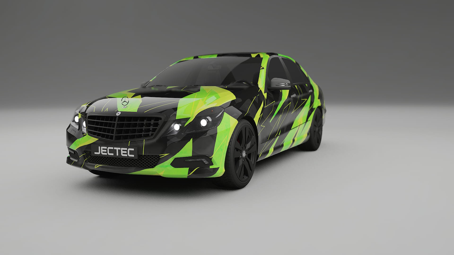 Mercedes E-class Sedan W212 Prefacelift pre-LCI NINJA TURTLES Designed Wrap PPF Kit – Printable Polyurethane Film