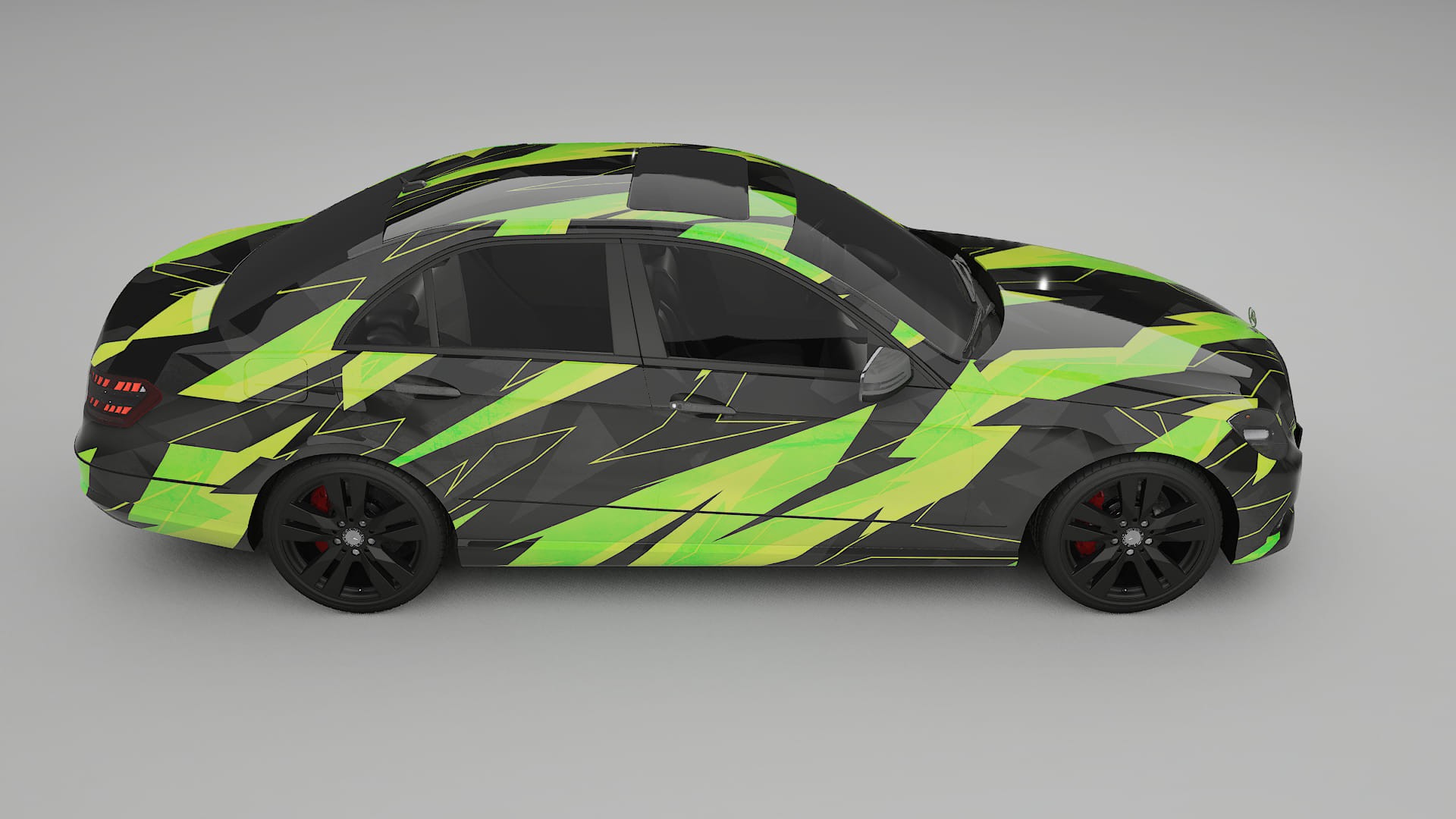 Mercedes E-class Sedan W212 Prefacelift pre-LCI NINJA TURTLES Designed Wrap PPF Kit – Printable Polyurethane Film