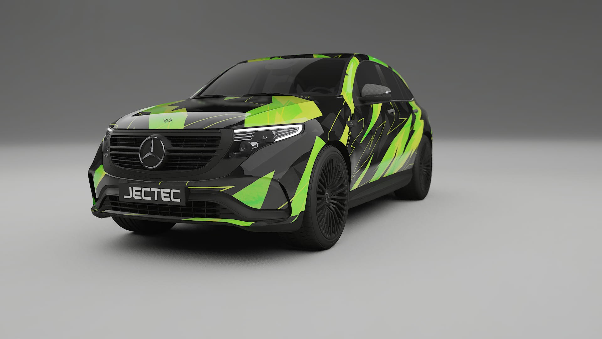 Mercedes EQC AMG NINJA TURTLES – Design-Wrap PPF-Kit aus bedruckbarer Polyurethanfolie