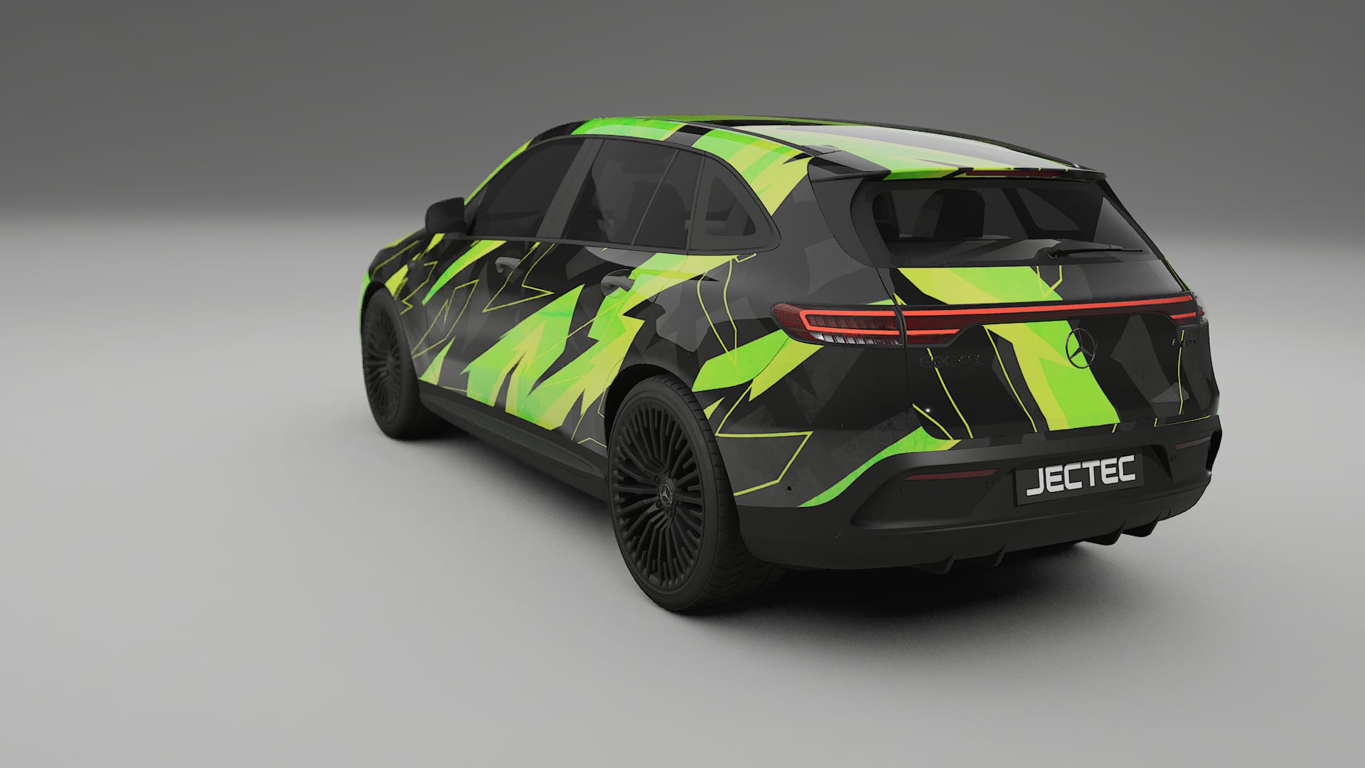 Mercedes EQC AMG NINJA TURTLES – Design-Wrap PPF-Kit aus bedruckbarer Polyurethanfolie
