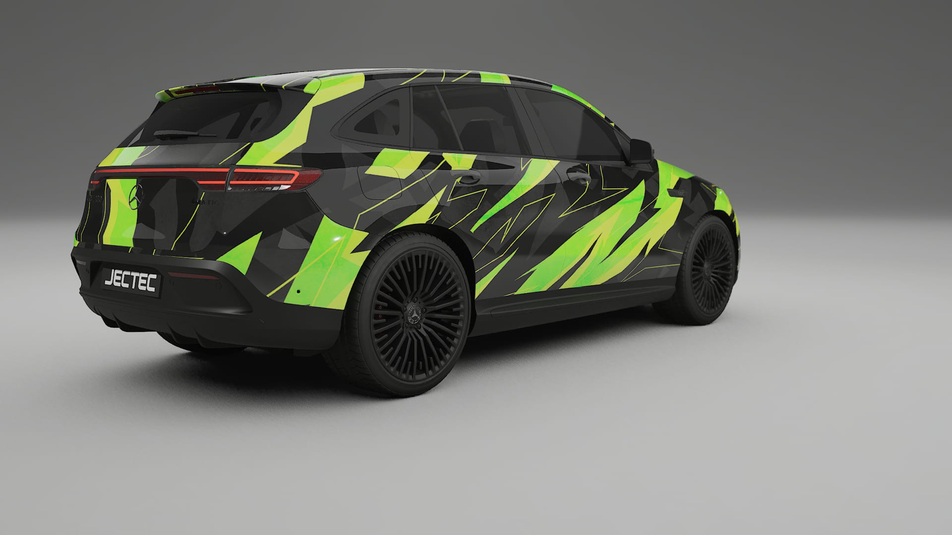 Mercedes EQC AMG NINJA TURTLES Designed Wrap PPF Kit – Printable Polyurethane Film