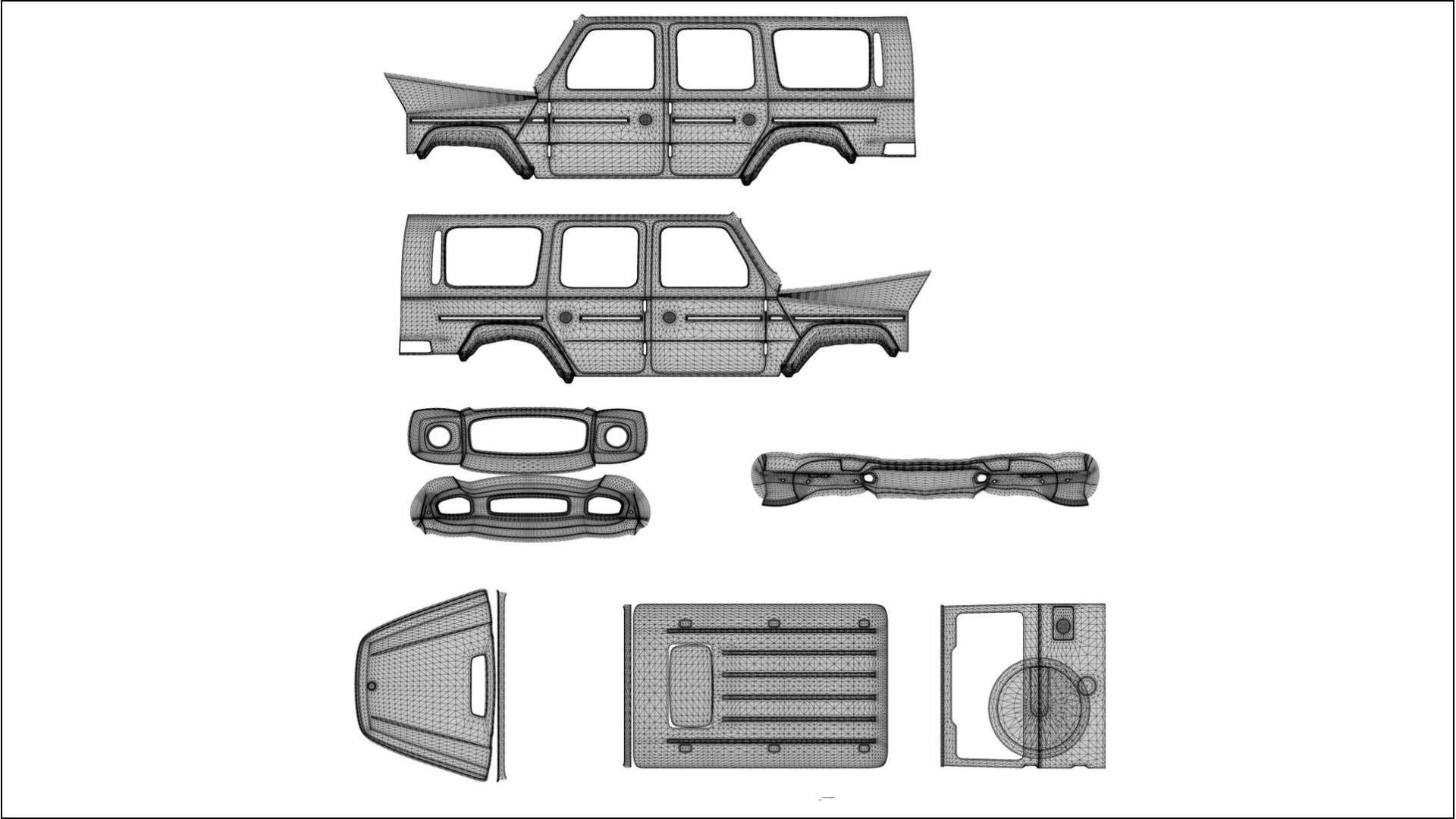 Mercedes G63 AMG W463A NINJA TURTLES Designed Wrap PPF Kit – Printable Polyurethane Film
