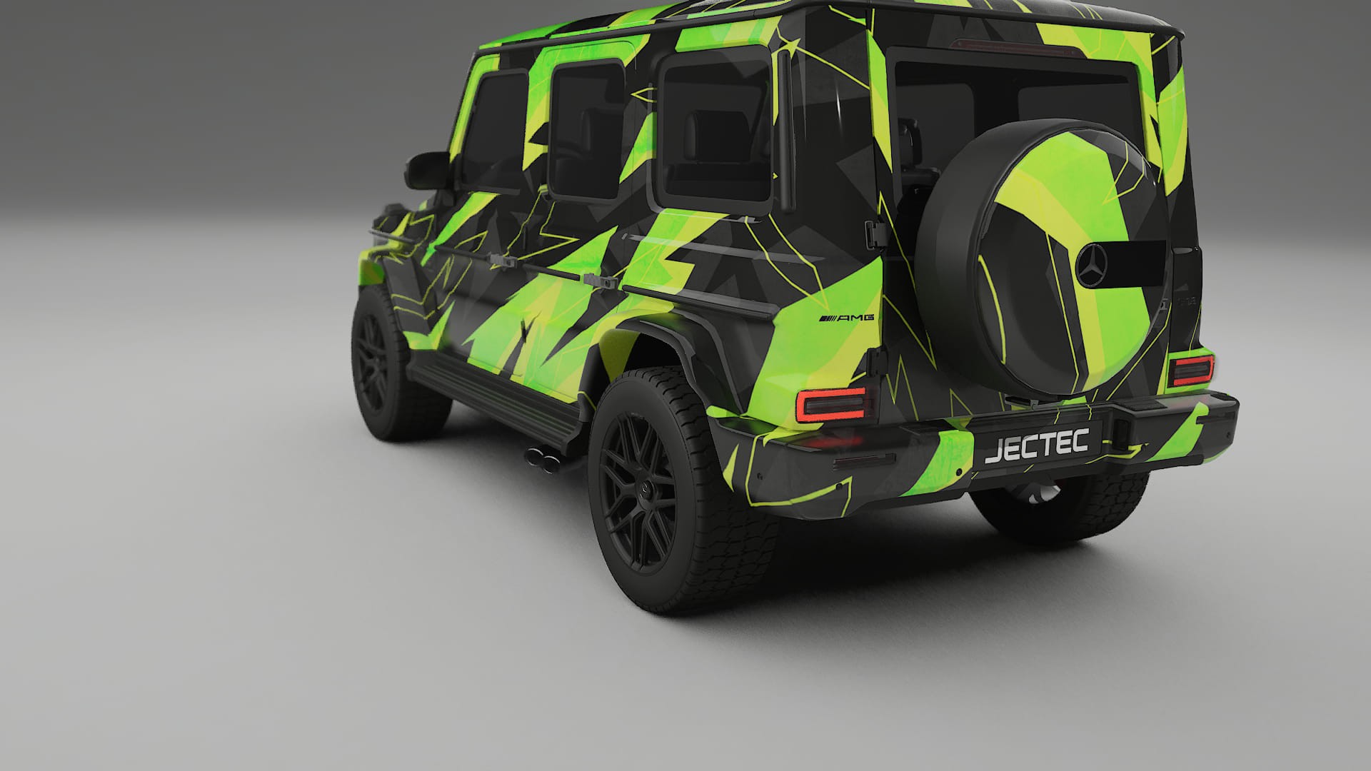 Mercedes G63 AMG W463A NINJA TURTLES – Design-Wrap PPF-Kit aus bedruckbarer Polyurethanfolie