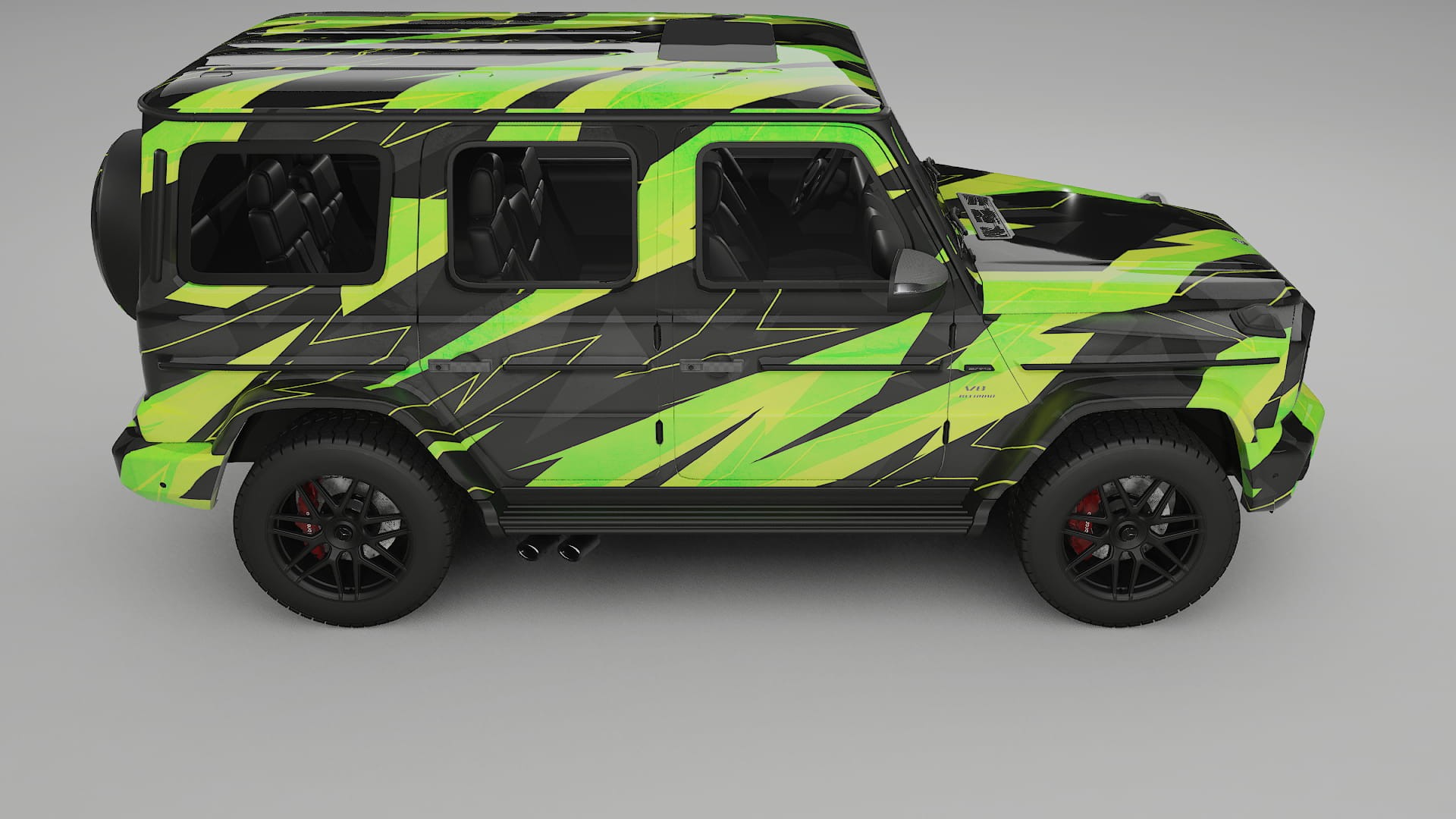 Mercedes G63 AMG W463A NINJA TURTLES Designed Wrap PPF Kit – Printable Polyurethane Film