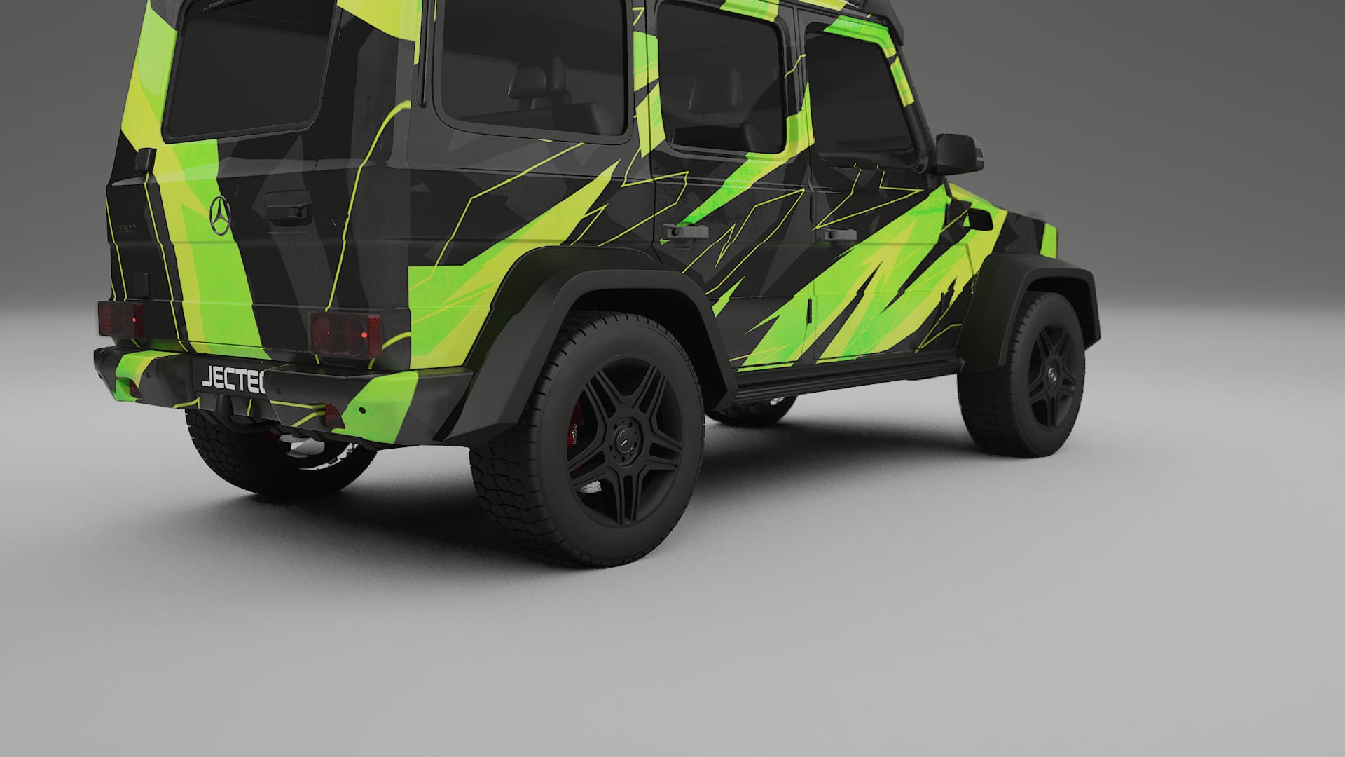 Mercedes G-class 4x4 W463 NINJA TURTLES Designed Wrap PPF Kit – Printable Polyurethane Film