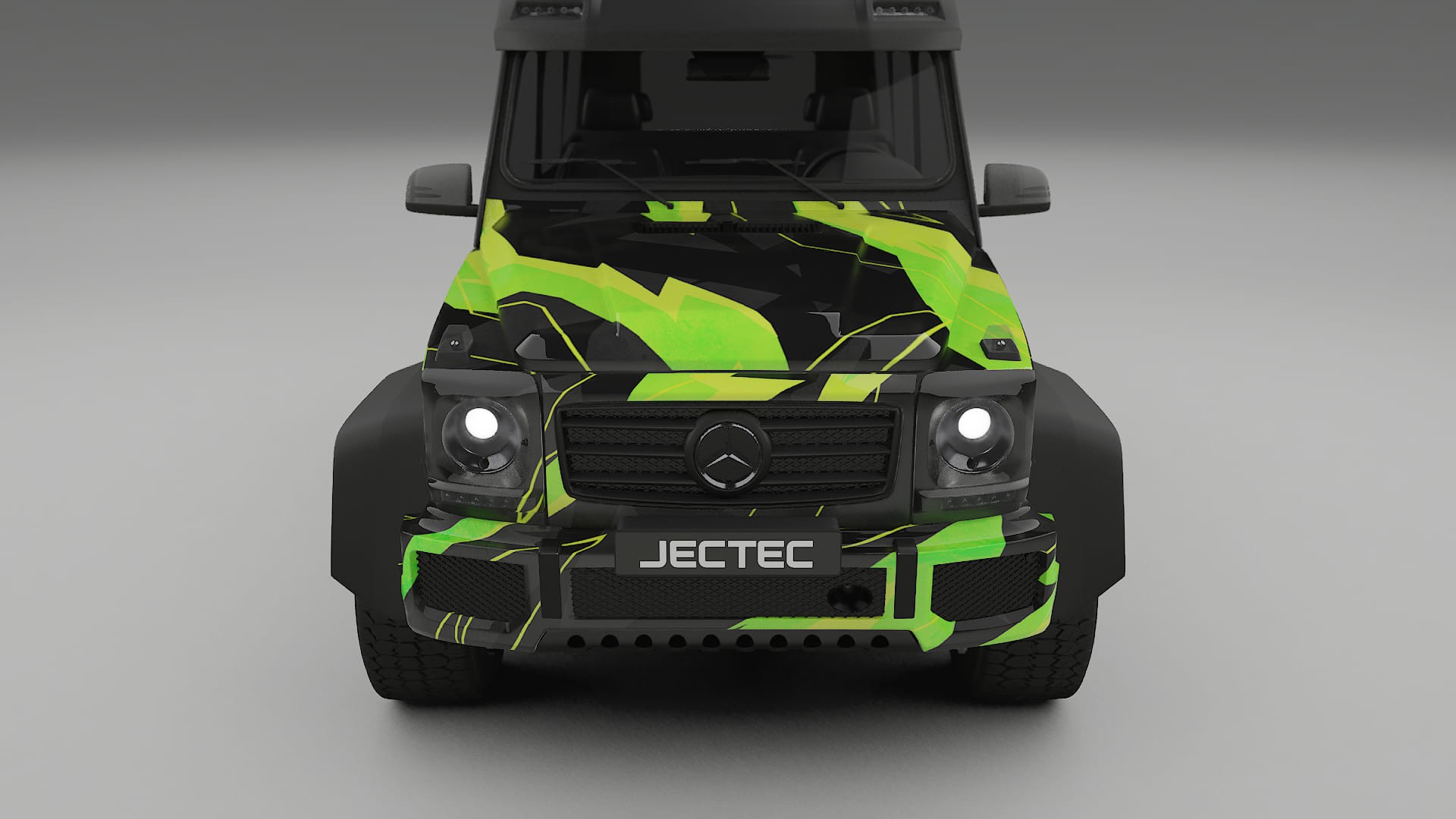 Mercedes G-class 4x4 W463 NINJA TURTLES – Design-Wrap PPF-Kit aus bedruckbarer Polyurethanfolie