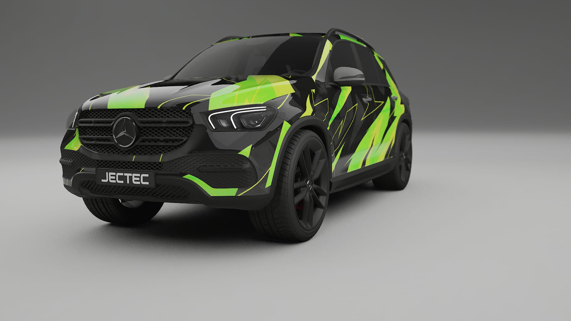 Mercedes GLE W167 NINJA TURTLES – Design-Wrap PPF-Kit aus bedruckbarer Polyurethanfolie