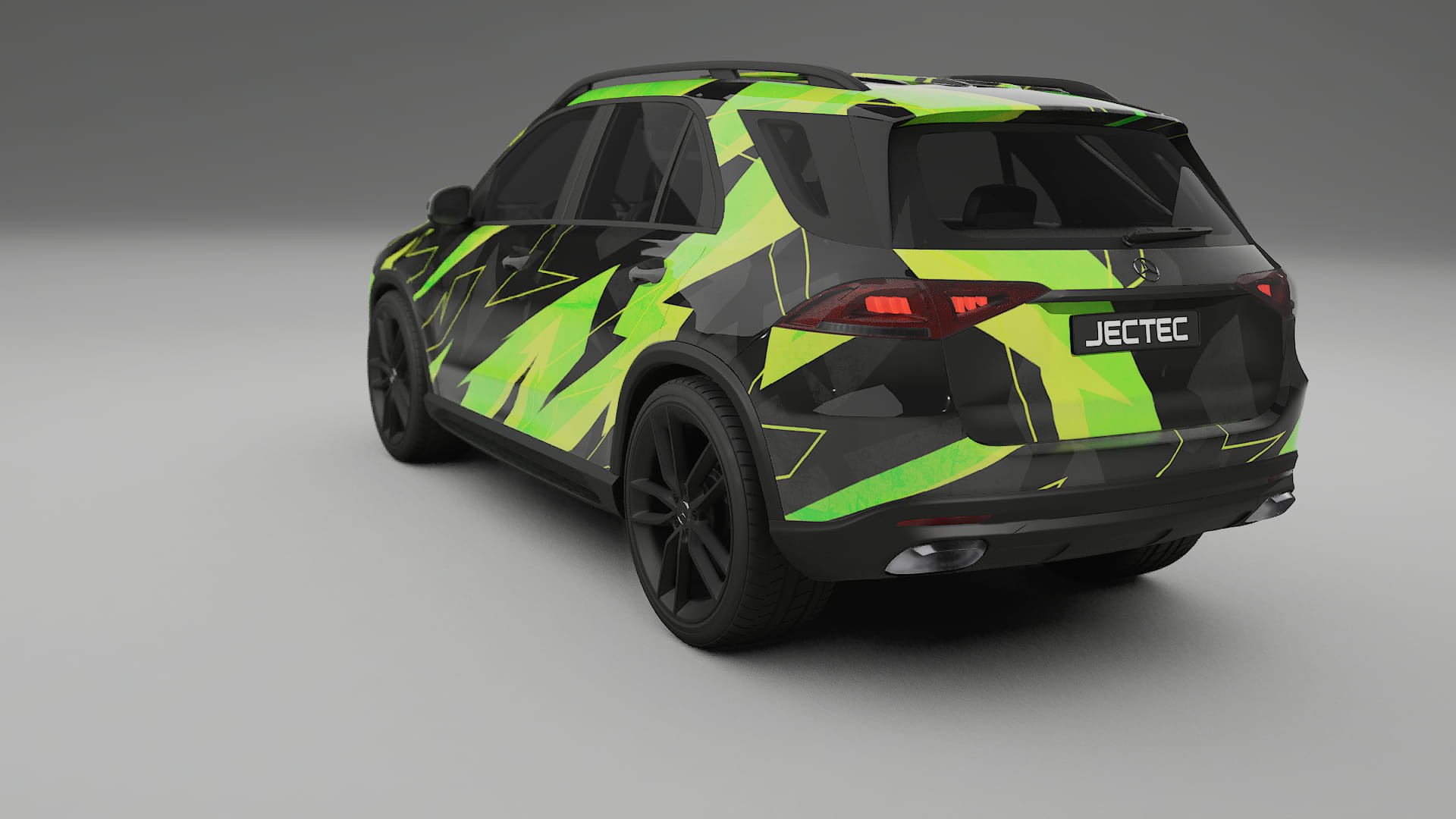 Mercedes GLE W167 NINJA TURTLES – Design-Wrap PPF-Kit aus bedruckbarer Polyurethanfolie